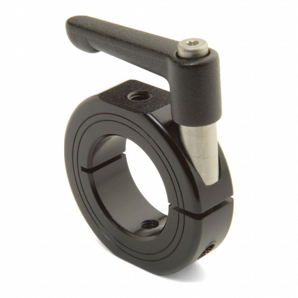 RULAND MANUFACTURING, 1 1/2 in Bore Dia, Round, Quick Clamping Shaft Collar 805RY8LVOFMCL