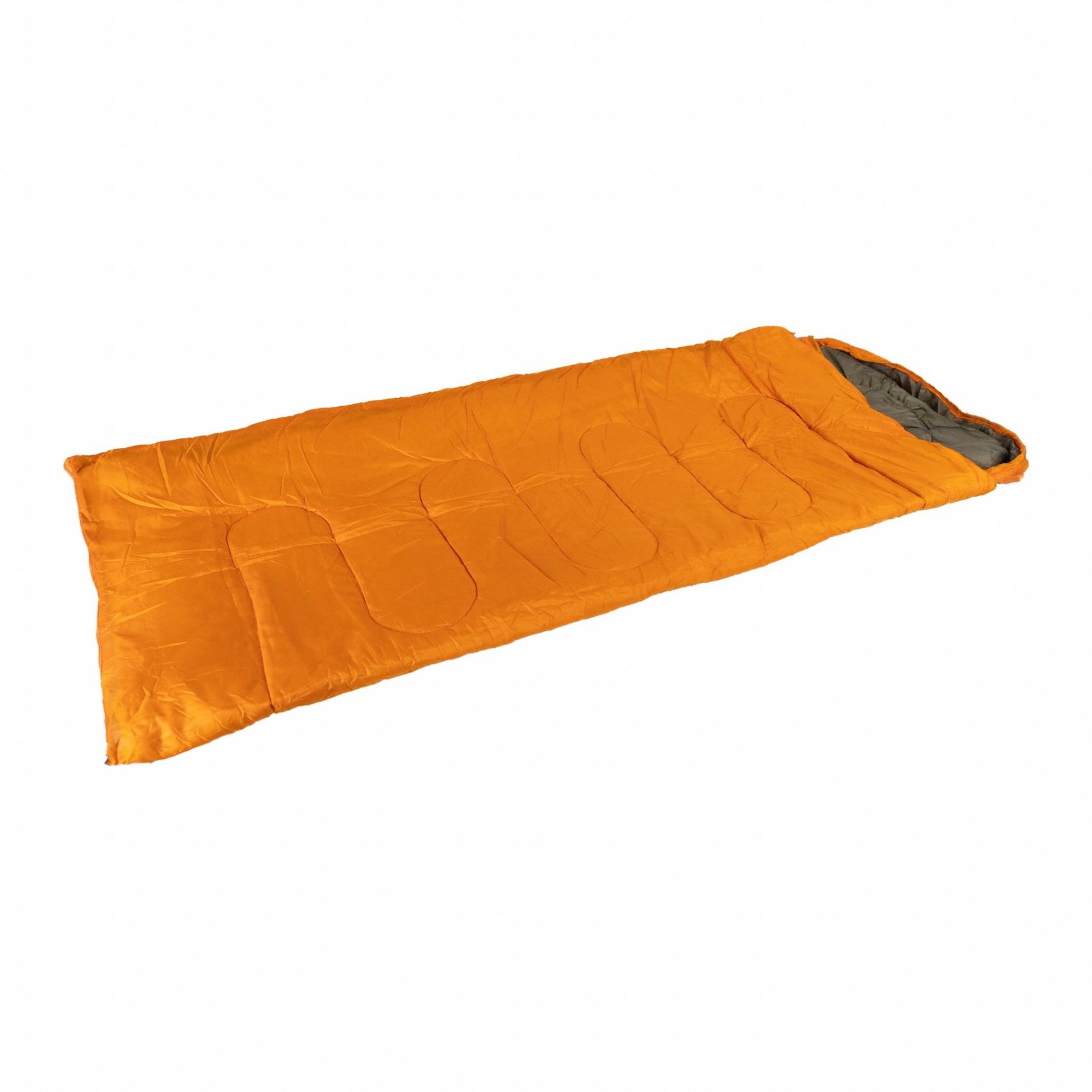 Sleeping Bag: 83 in Overall Lg, 30 in Overall Wd, Orange