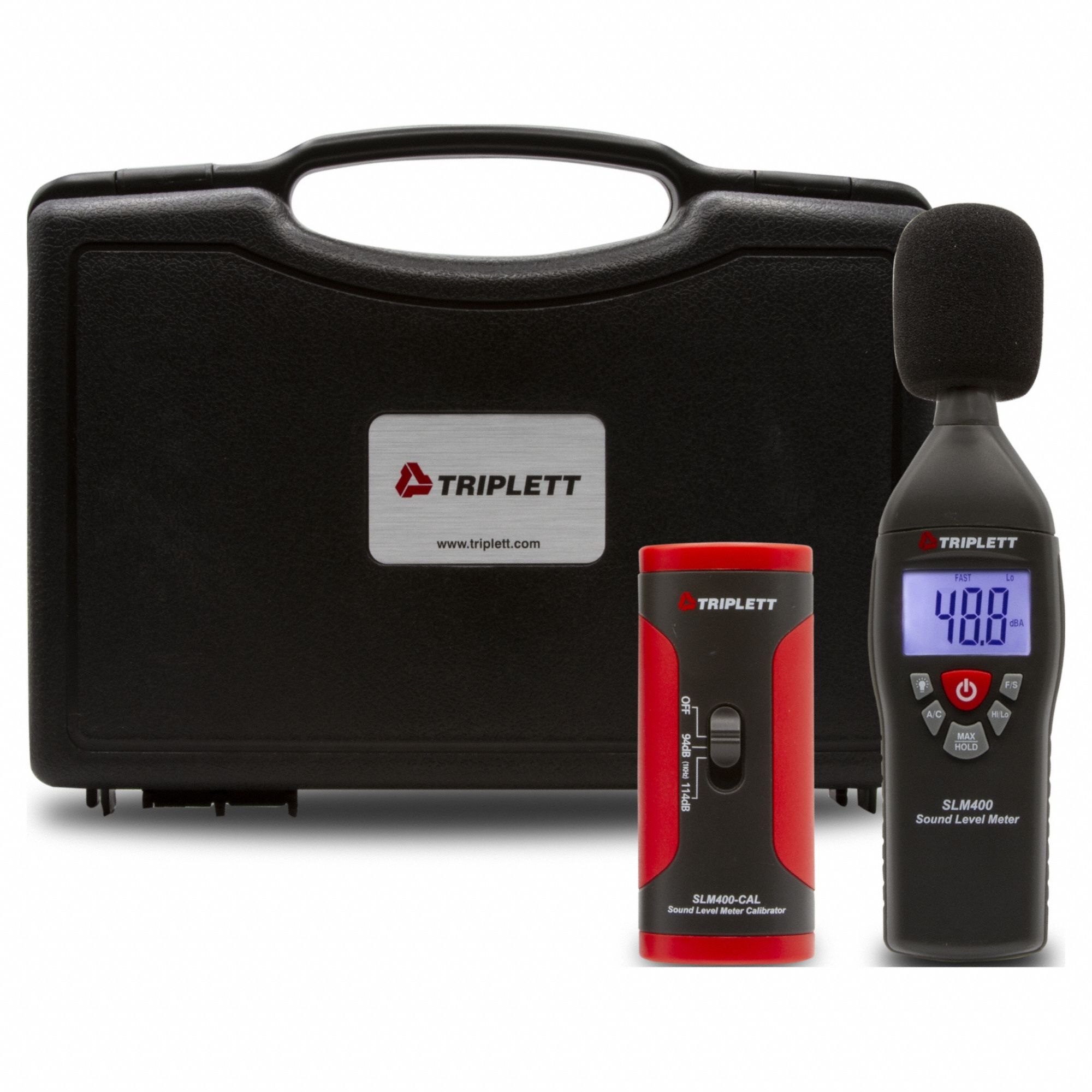 Sound Level Meter: 35 dB to 130 dB, Sound Level Meters, Type 2, 35 dB to 130 dB, 30 Hz, A/C