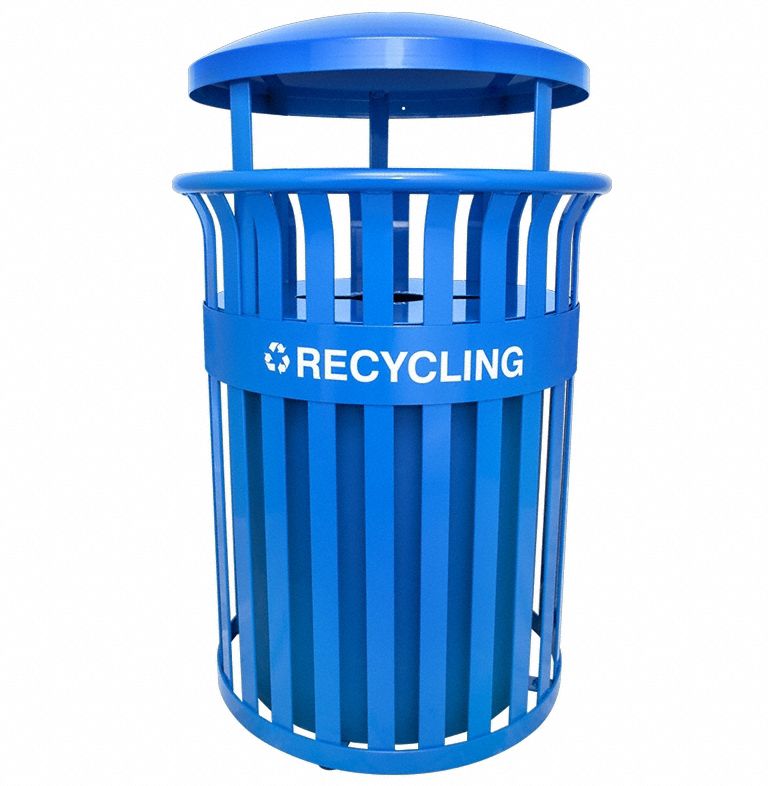 Recycling Receptacle: Round,