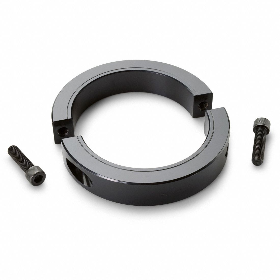 Heavy Duty Shaft Collar: 2-Piece, Inch, Round, Clamp On, 3 in Bore Dia, 1026