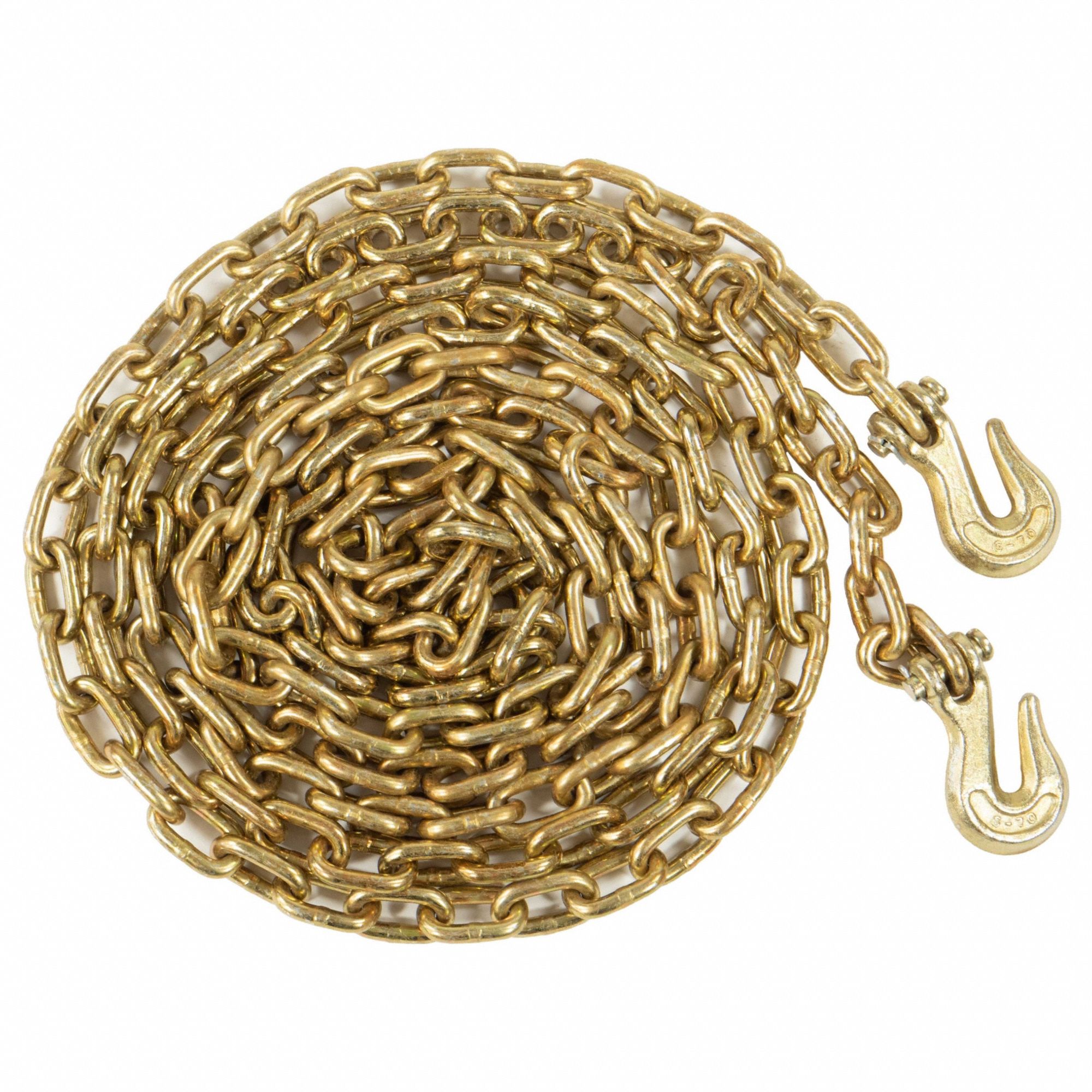 Chain, Trade Size 5/16", 6, 600 lb, 20 ft L