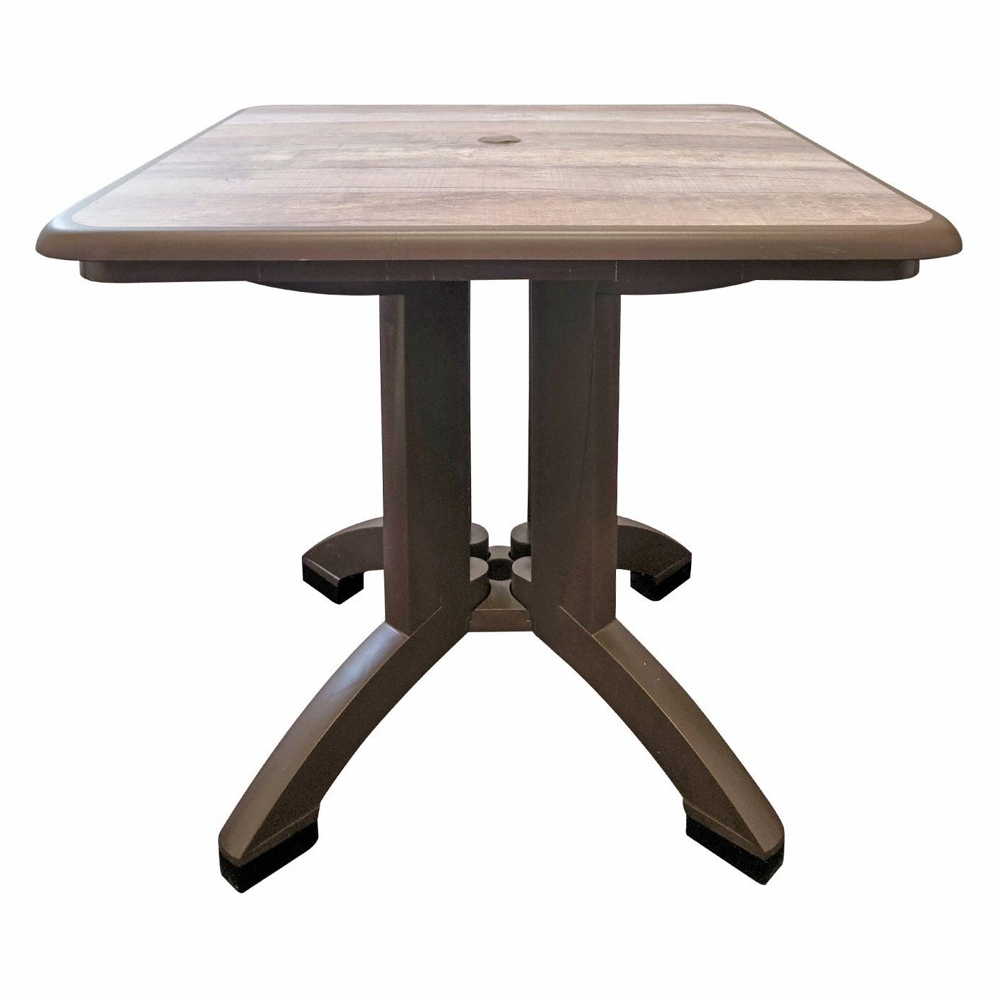 Folding Patio Table 32 in L Bronze