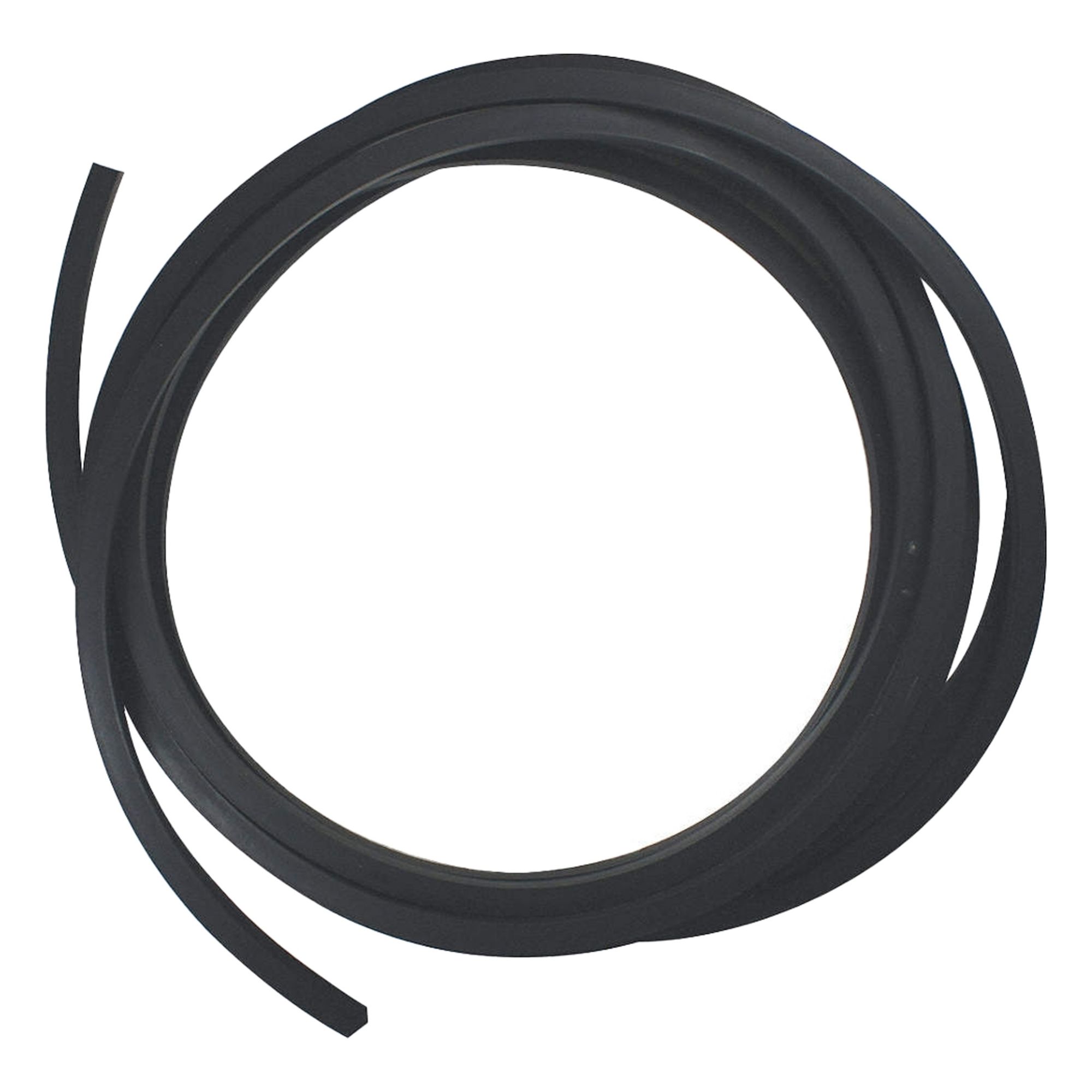 Rubber Cord: Buna-N, Square C.S. Shape, 0.25 in C.S., 100 ft Overall Lg
