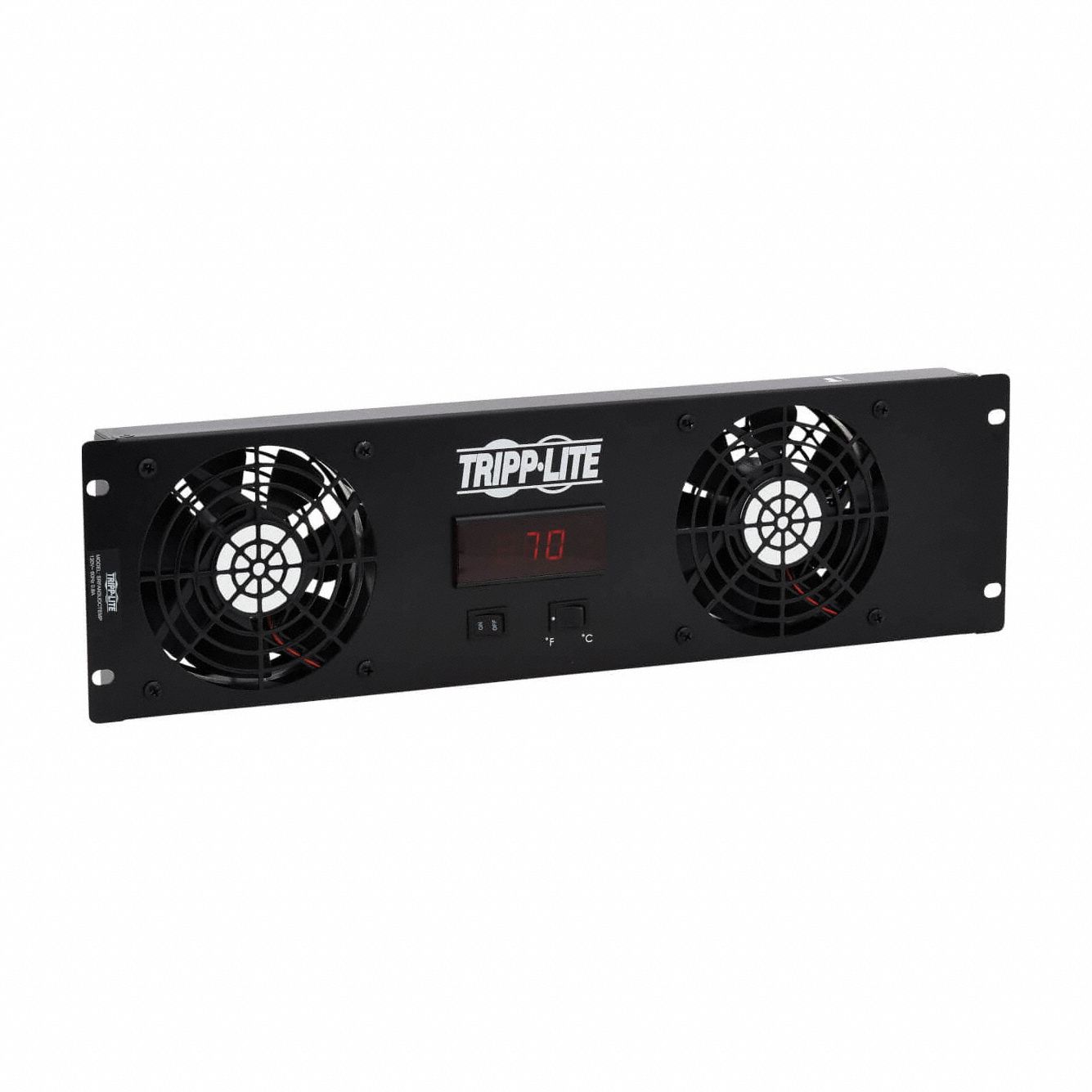 Air Distribution Fan: 169 cfm Airflow @ 0.000 in SP, Air Distribution Fan, 120V AC, Rack