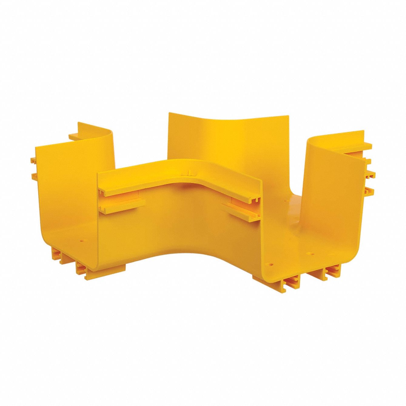 4-Way Junction: Tripp Lite Fiber Routing System, PVC, SRFC5JUNT4