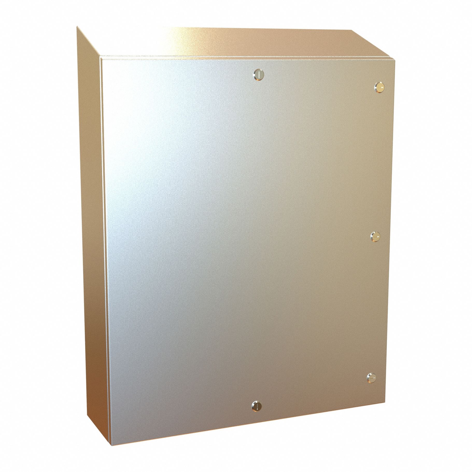 Electrical Enclosure: 304 Stainless Steel, 36 in x 30 in x 8 in, NEMA 12/13/3R/4/4X, Hinged