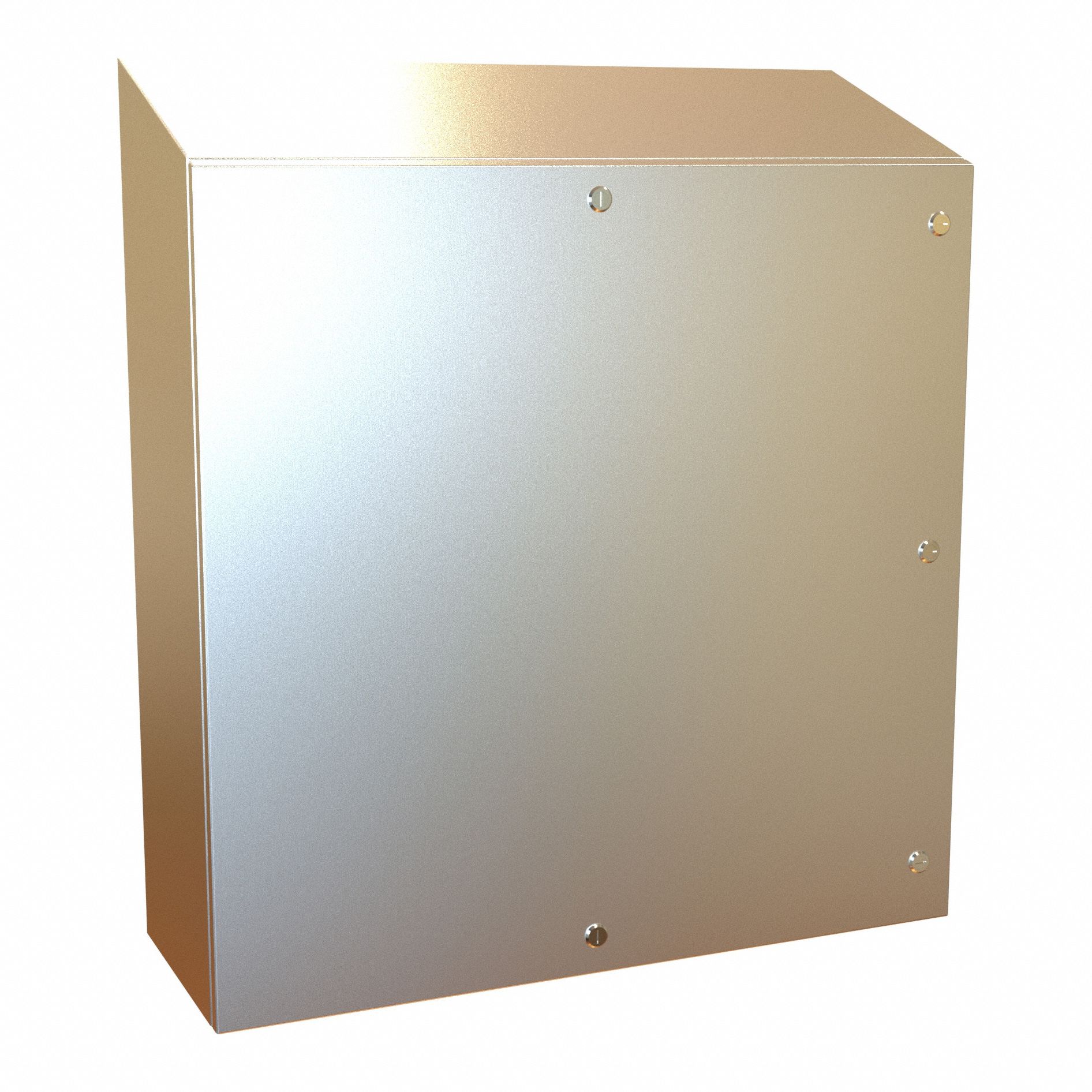 Electrical Enclosure: 304 Stainless Steel, 36 in x 36 in x 12 in, NEMA 12/13/3R/4/4X, Hinged