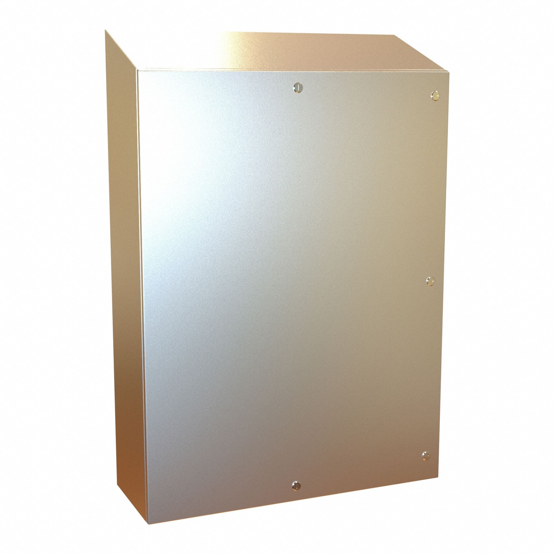 Electrical Enclosure: 304 Stainless Steel, 48 in x 36 in x 12 in, NEMA 12/13/3R/4/4X, Hinged