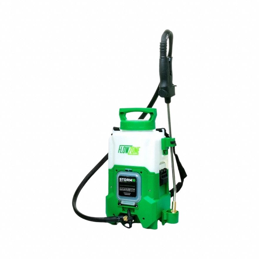 Cordless Handheld Sprayer: Spot, 1 gal Tank, Plastic Tank, 25 ft Max Spray Distance, 60 psi