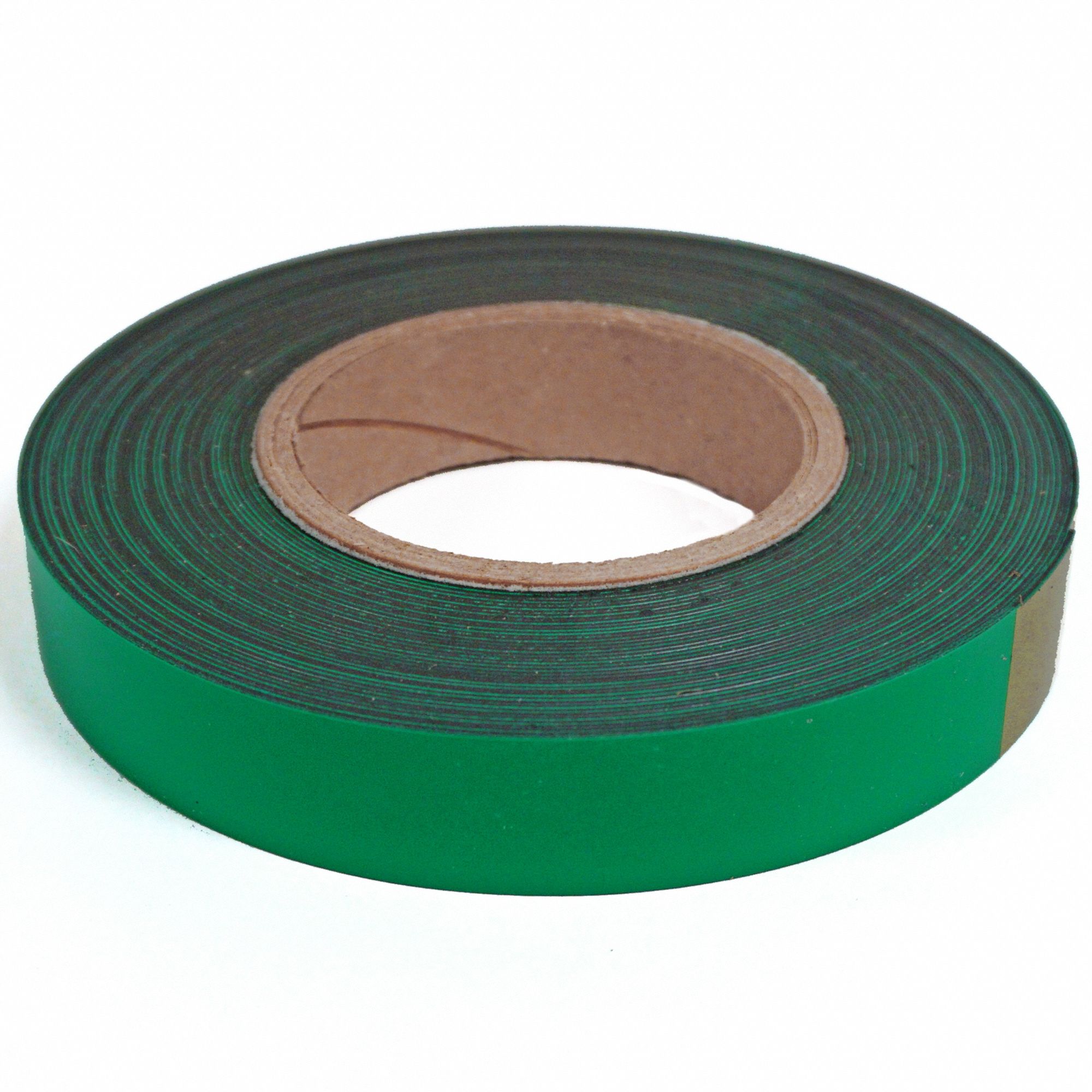 Magnetic Labeling Strip: Plain Nonmagnetic Side, 50 ft Overall Lg, 1 in Overall Wd