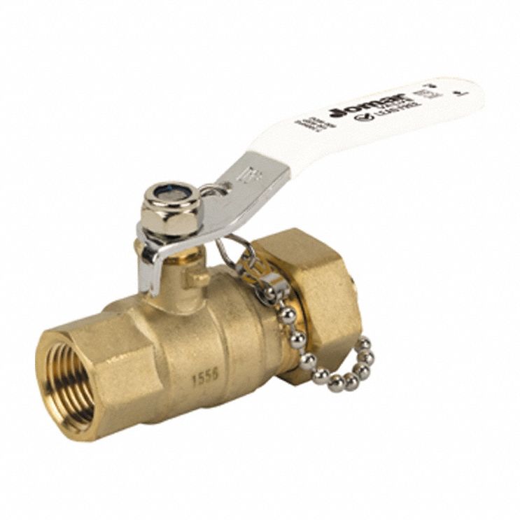 LF Brass Cap and Chain Valve,NPT,3/4