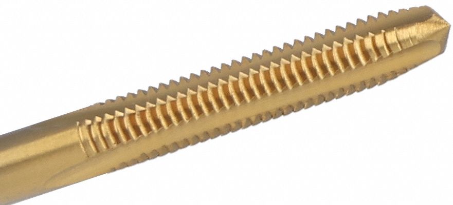 CHICAGO-LATROBE Straight Flute Hand Tap: #10-32 UNF, H2 / 2B, 3 Flute, Plug Chamfer (MPN 173129)