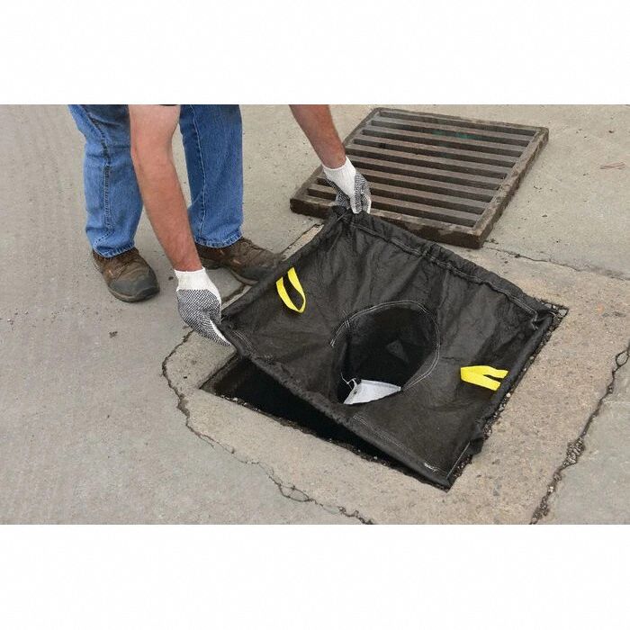 Curb Inlet Guard: Debris/Oil/Sediment, 60 in L x 60 in W x 60 in H, 500 gpm Max. Flow Rate