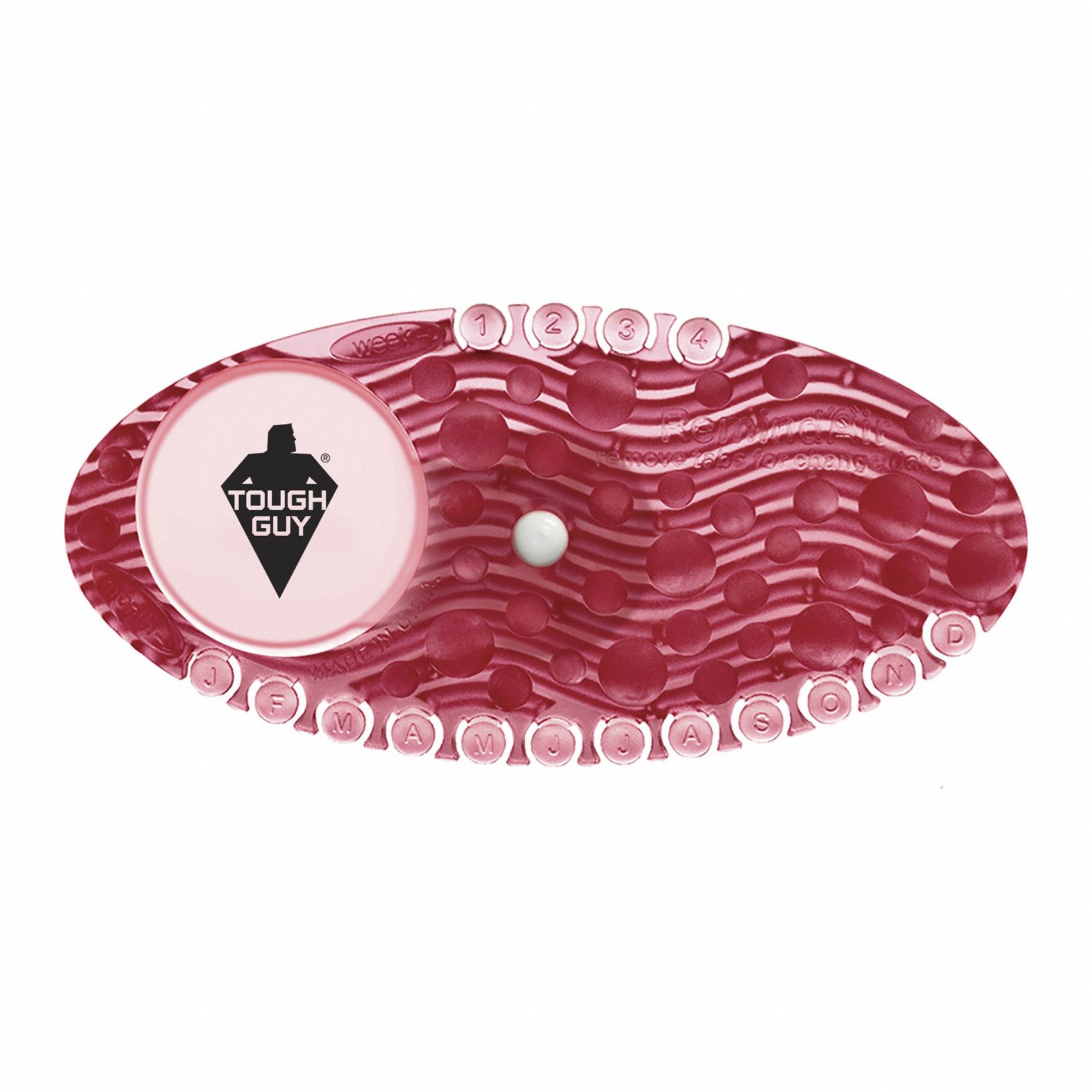 Holder and Solid Air Freshener Refill: Tough Guy®, 2 g Container Size, 10 PK