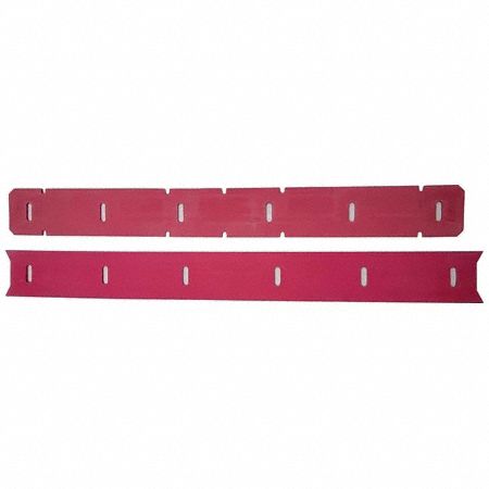 Squeegee Set: Squeegee Set, Rubber, 18 in Overall Lg, 1 in Overall Wd, Red, TS040-W17-U