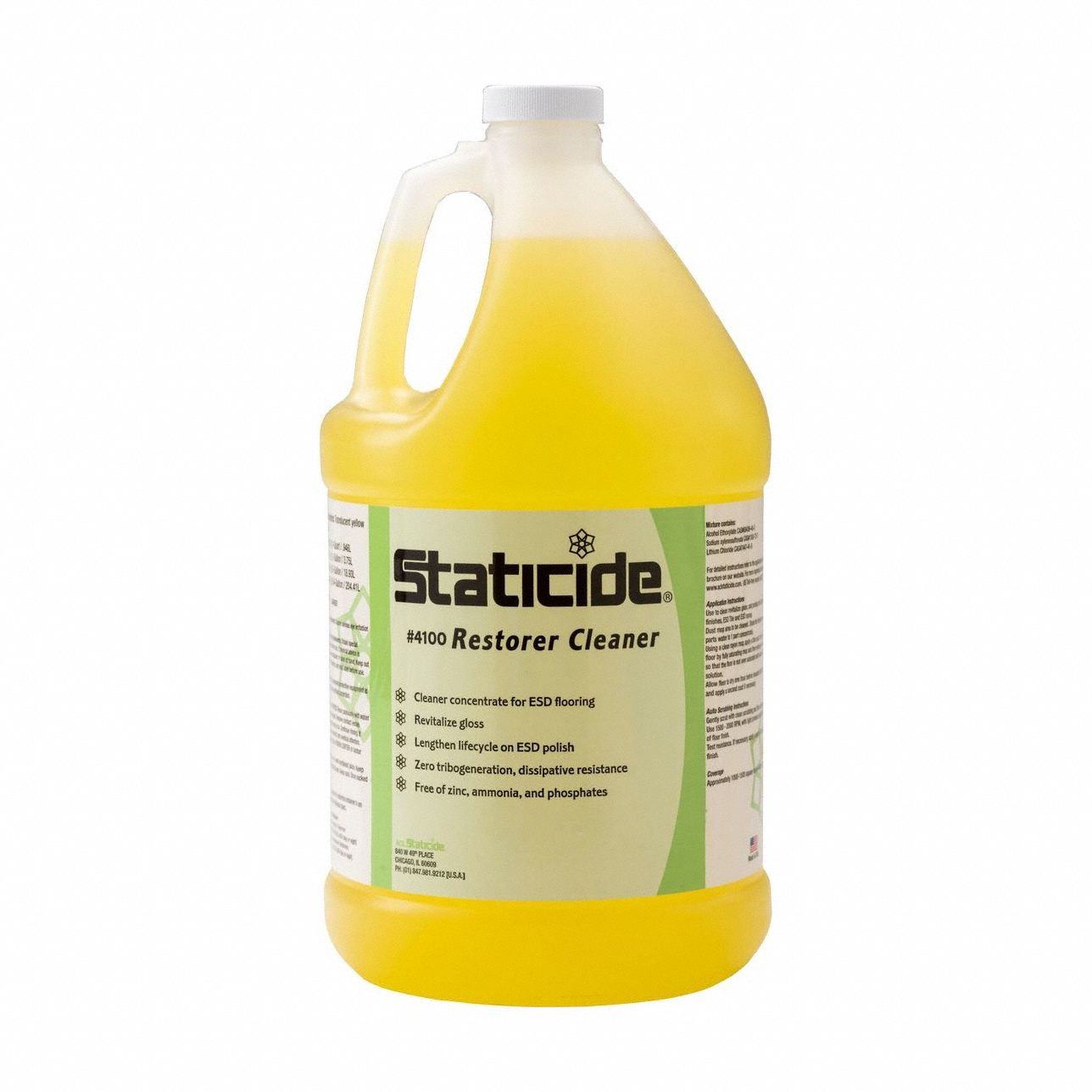 Floor Cleaner: Jug, 1 gal Container Size, Concentrated, Liquid