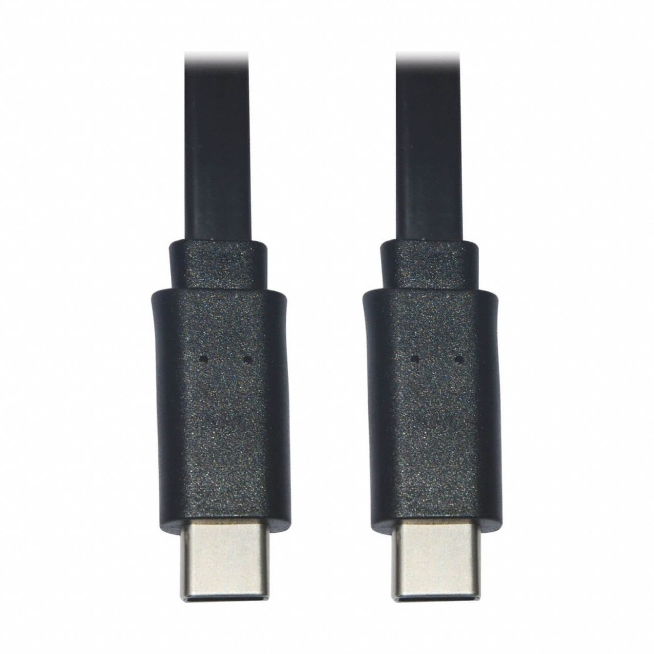 Usb Cable: Type C End 1, Type C End 2, Black, 3 ft Lg, 2.0 USB Specification