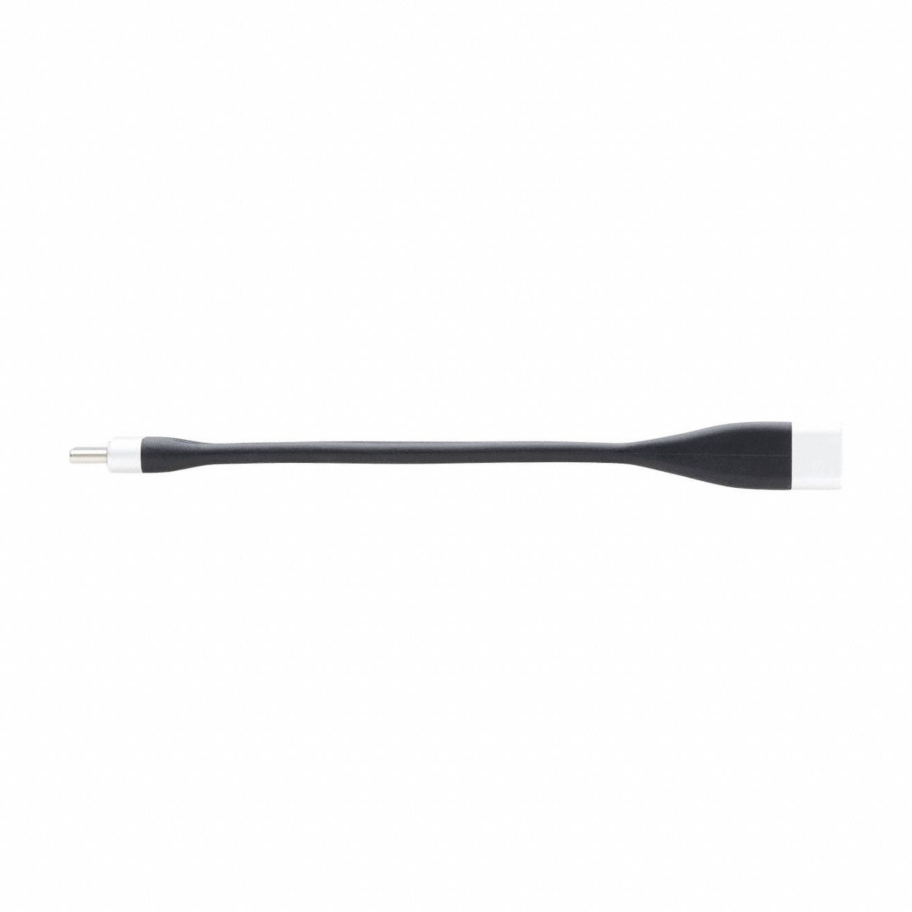 Cable/Adapter: USB, 5 in Cable Lg, Black, 2 Connections