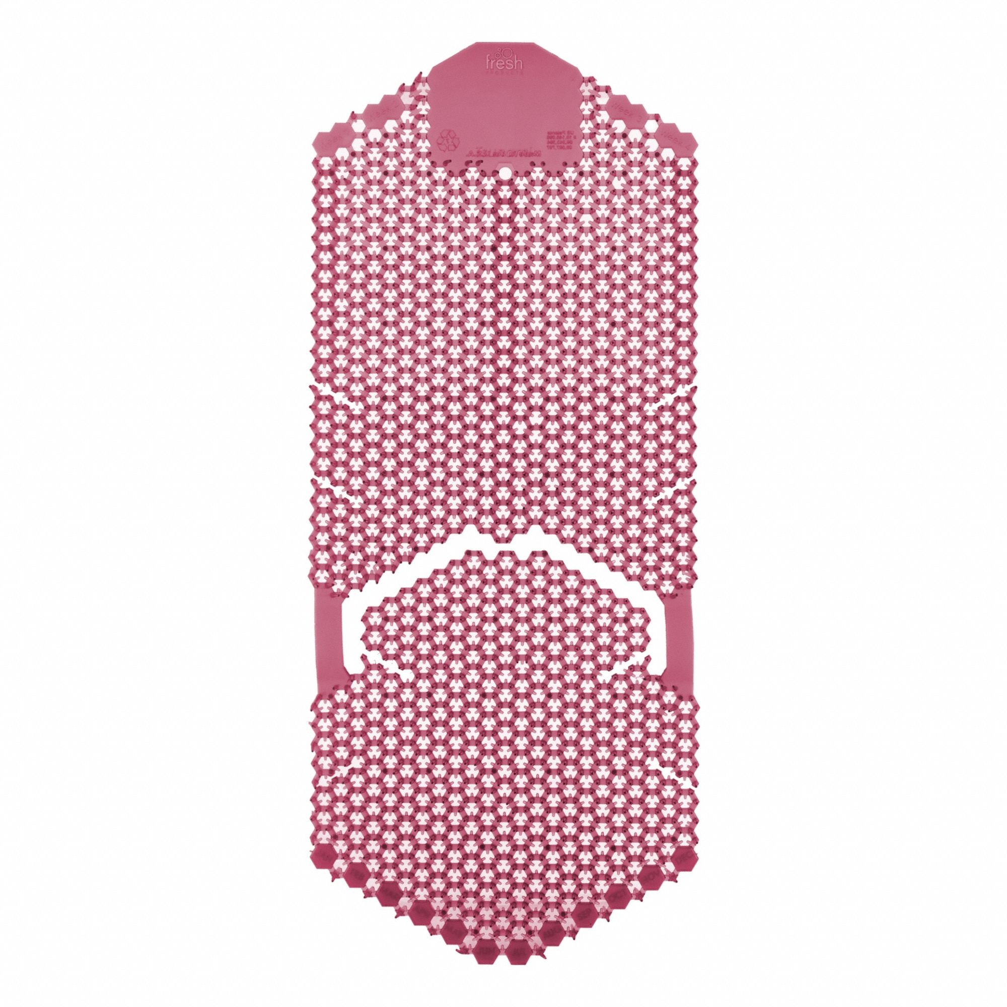 Urinal Screen: Non-Para, Oblong, 44.8 oz Container Size, Red, Spice, Tsunami, 6 PK