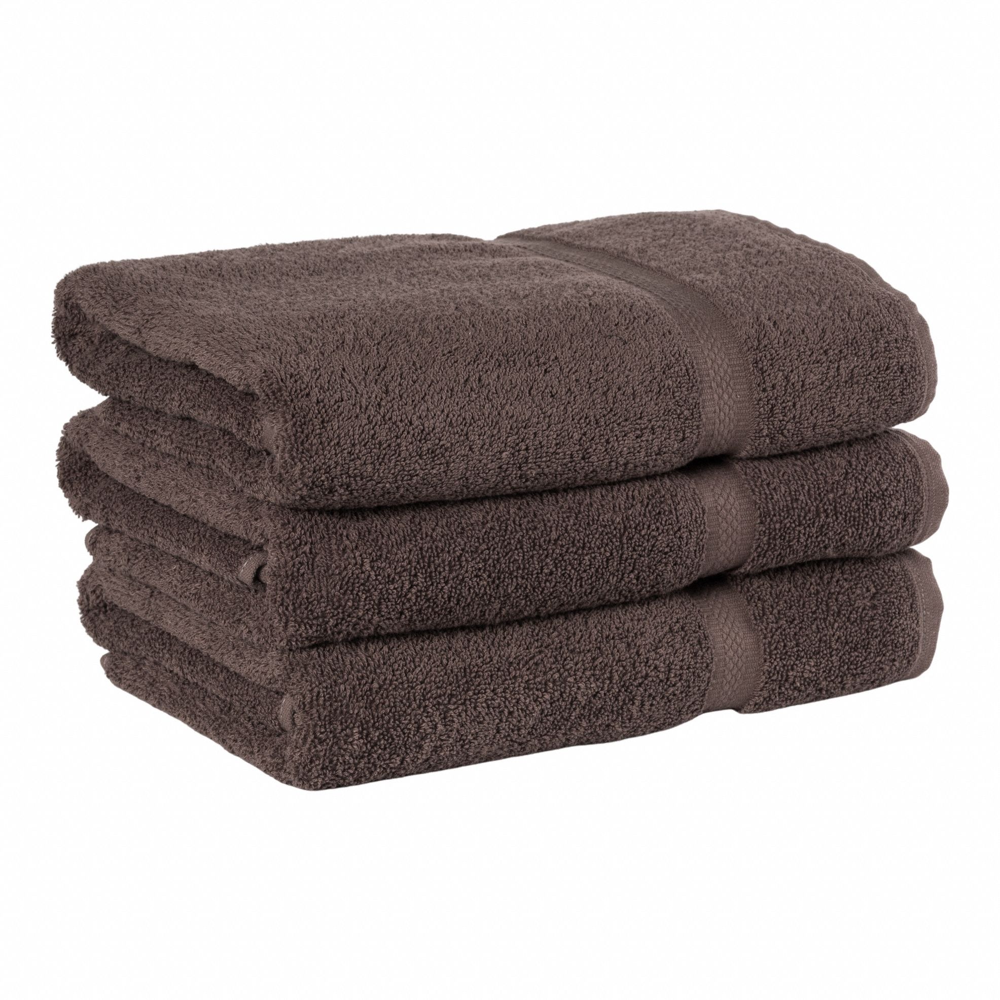 Bath Towel: Brown, 52 in Overall Lg, 27 in Overall Wd, 14 lb/dozen, 100% Cotton Material