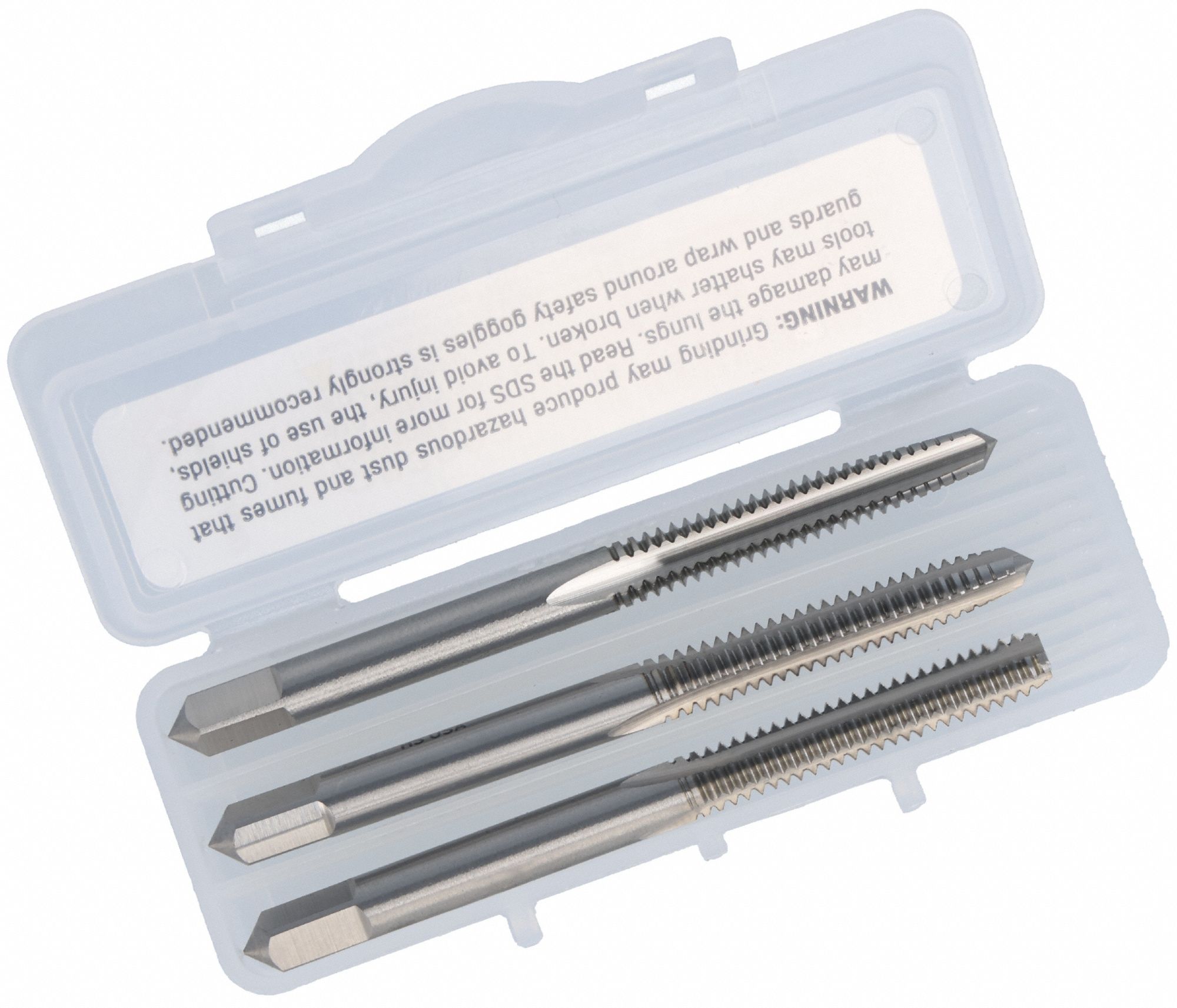 CLE-LINE Tap Kit: #2-56 UNC, H2 / 2B, 3 Flute, High Speed Steel (MPN C00323)
