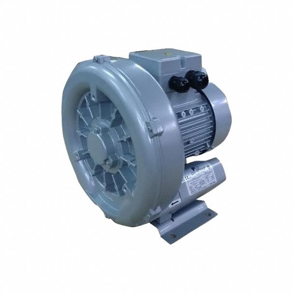 Regenerative Blower: 2 hp, 72 in wc Max Op Pressure, 65 in wc Max Vacuum, 230/460V AC