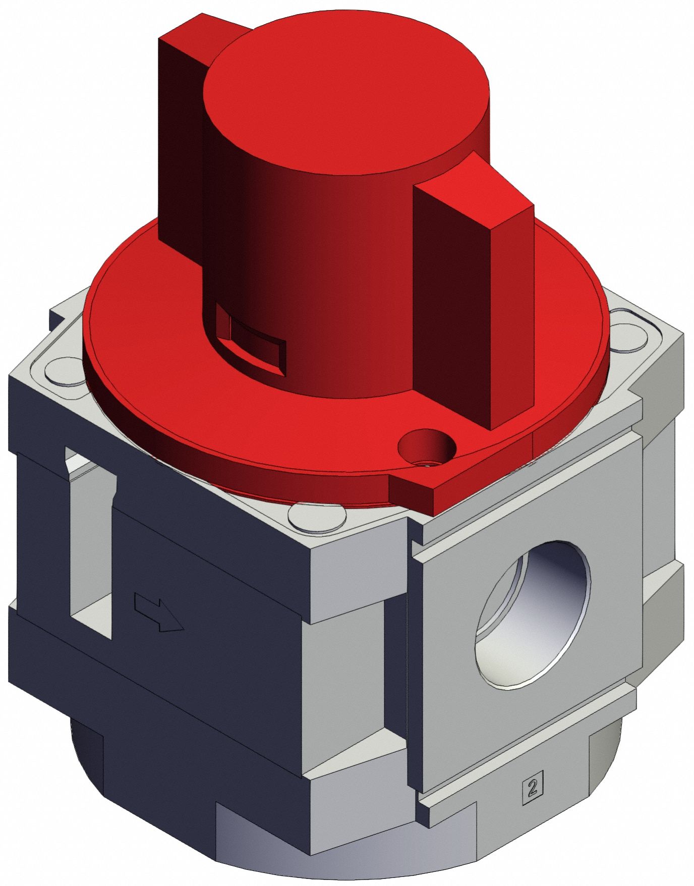 Air Line Valve: 3/4 in NPT, 3/4 in NPT Outlet Size, 125 psi Max Op Pressure, 60°C Max Op Temp