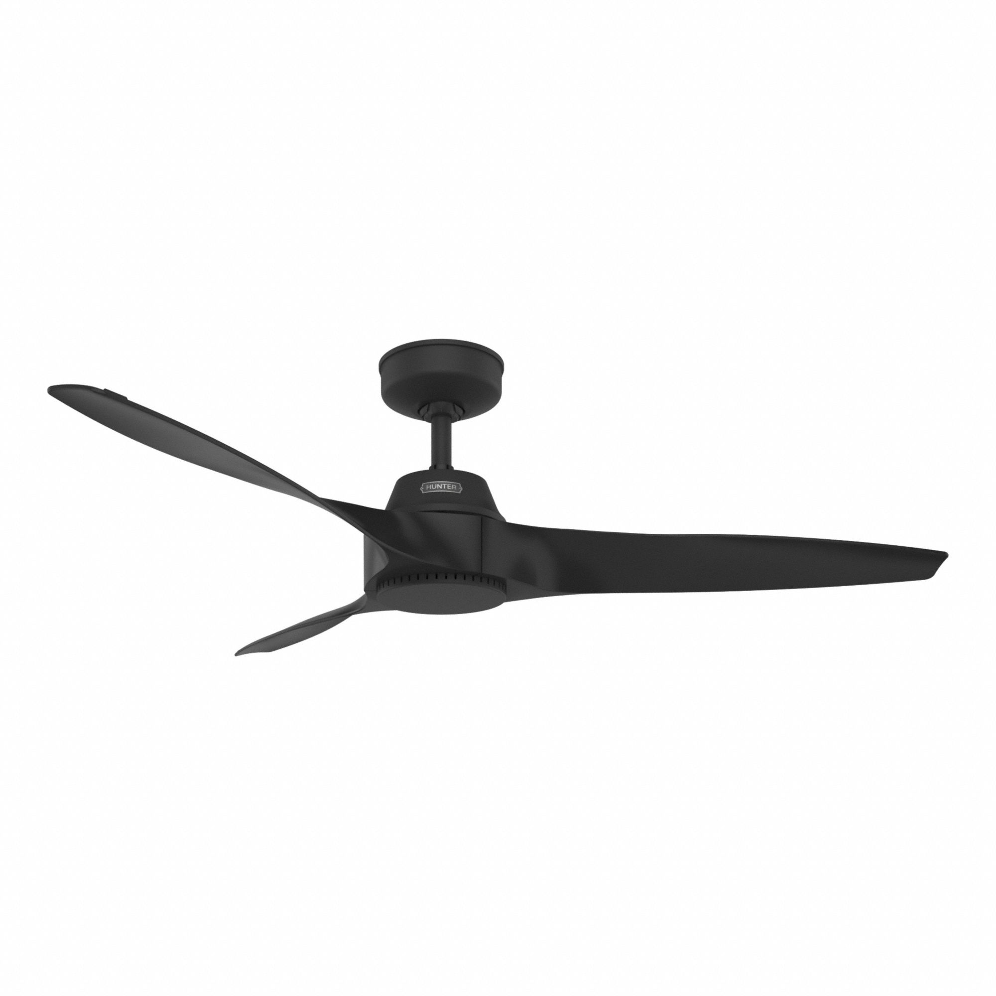 Ceiling Fan Black 52 in Dia 3 Blade