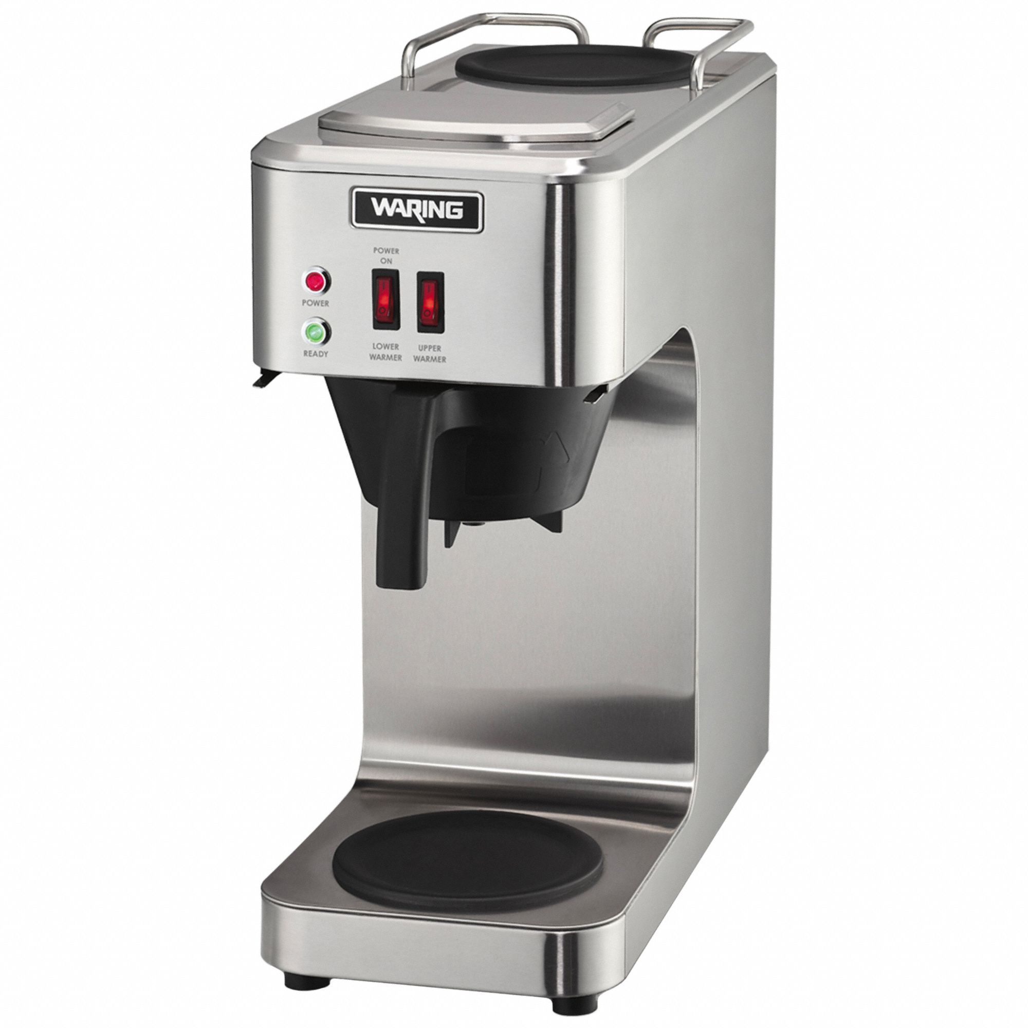 WARING COMMERCIAL, 64 fl oz Max Brewing Capacity, 2 Warmers, Pour-Over ...