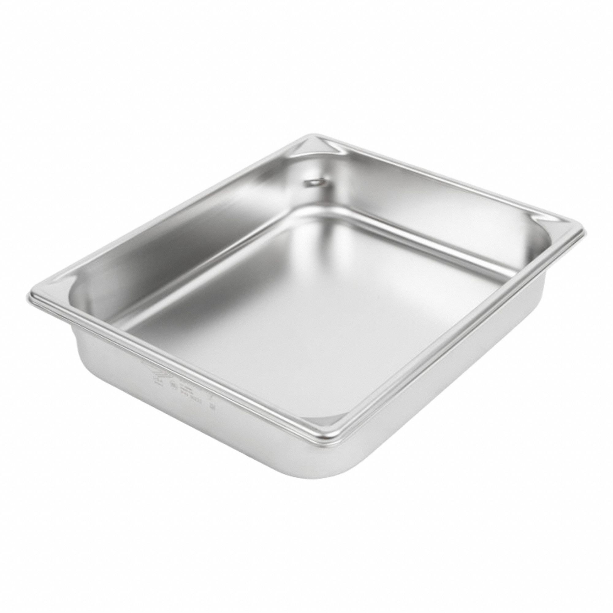 Steam Table Pan: Half Size, Rectangular, 22 ga Gauge, 4.3 qt Capacity, NSF Certified