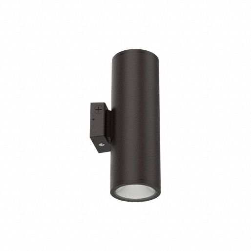 Wall Mount Cylinder: LED, 4, 520 lm, 3000K/4000K/5000K, 120 to 347V AC, 31 W, Type V