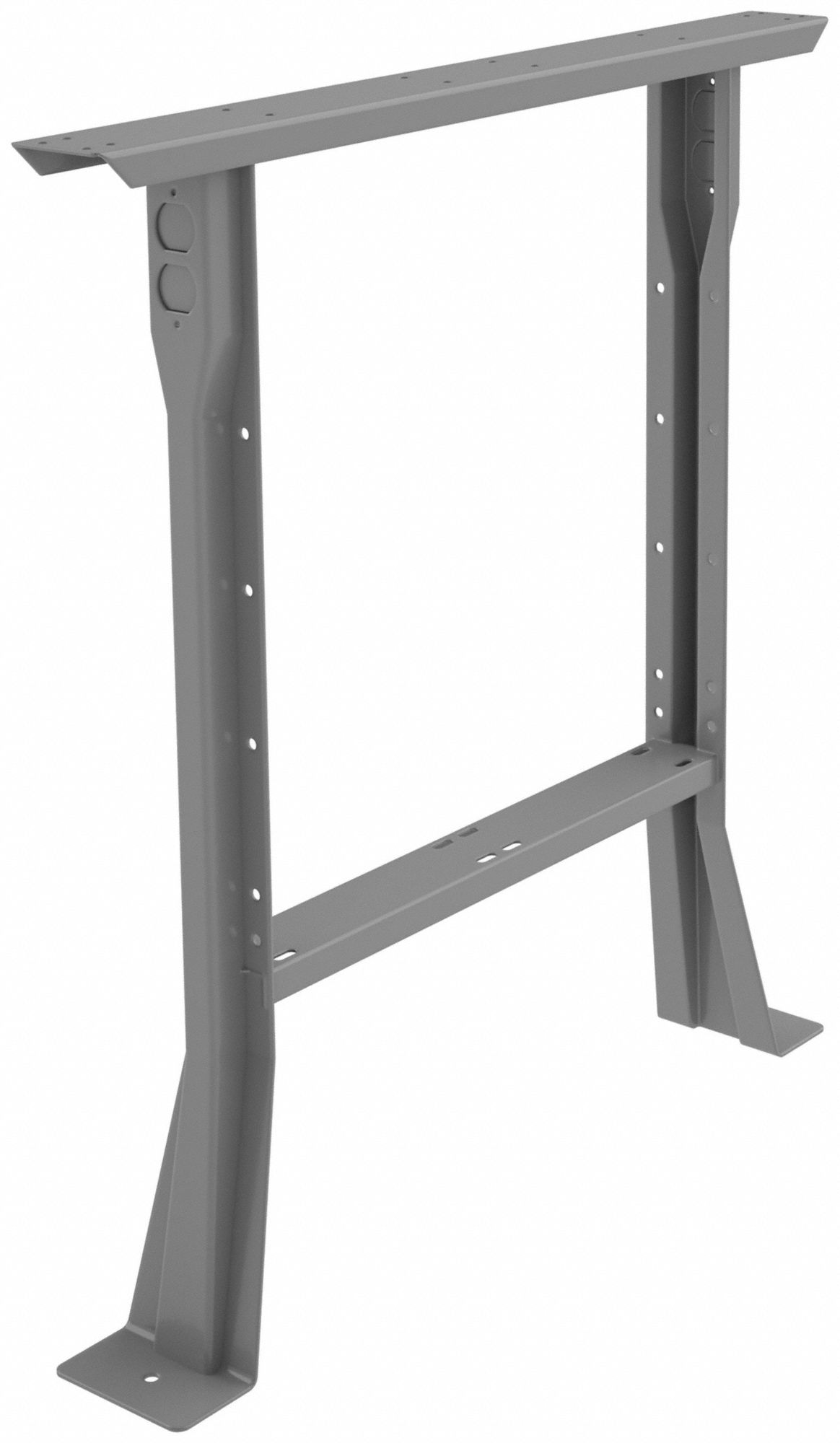 TENNSCO, Fixed Ht, Flared Leg, Flared Leg 9EF33L3230 MED GREY