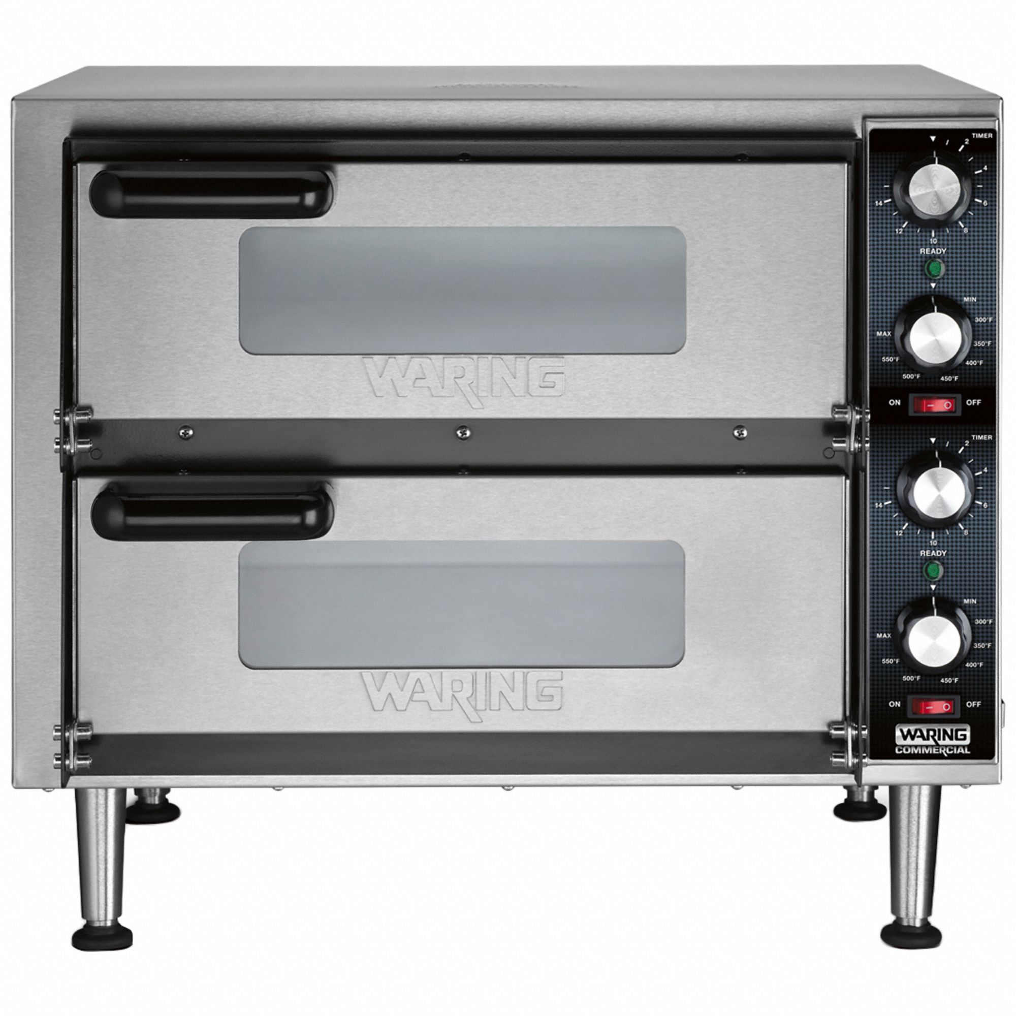 Waring Commercial Double-Deck Pizza Oven - Dual Chamber