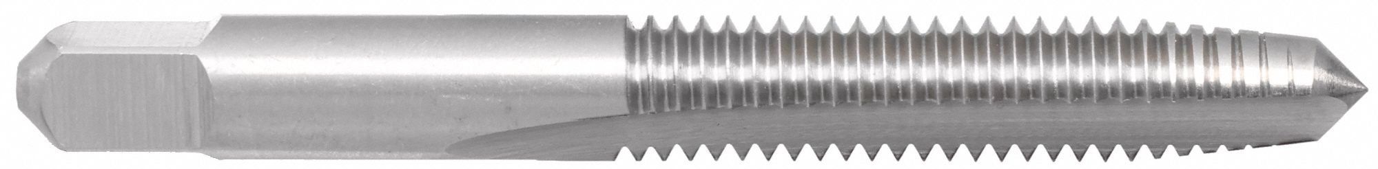 CHICAGO-LATROBE Straight Flute Tap: 1 3/8"-6 UNC, H4 / 2B, 4 Flute, Plug Chamfer, High Speed Steel (MPN 308671)