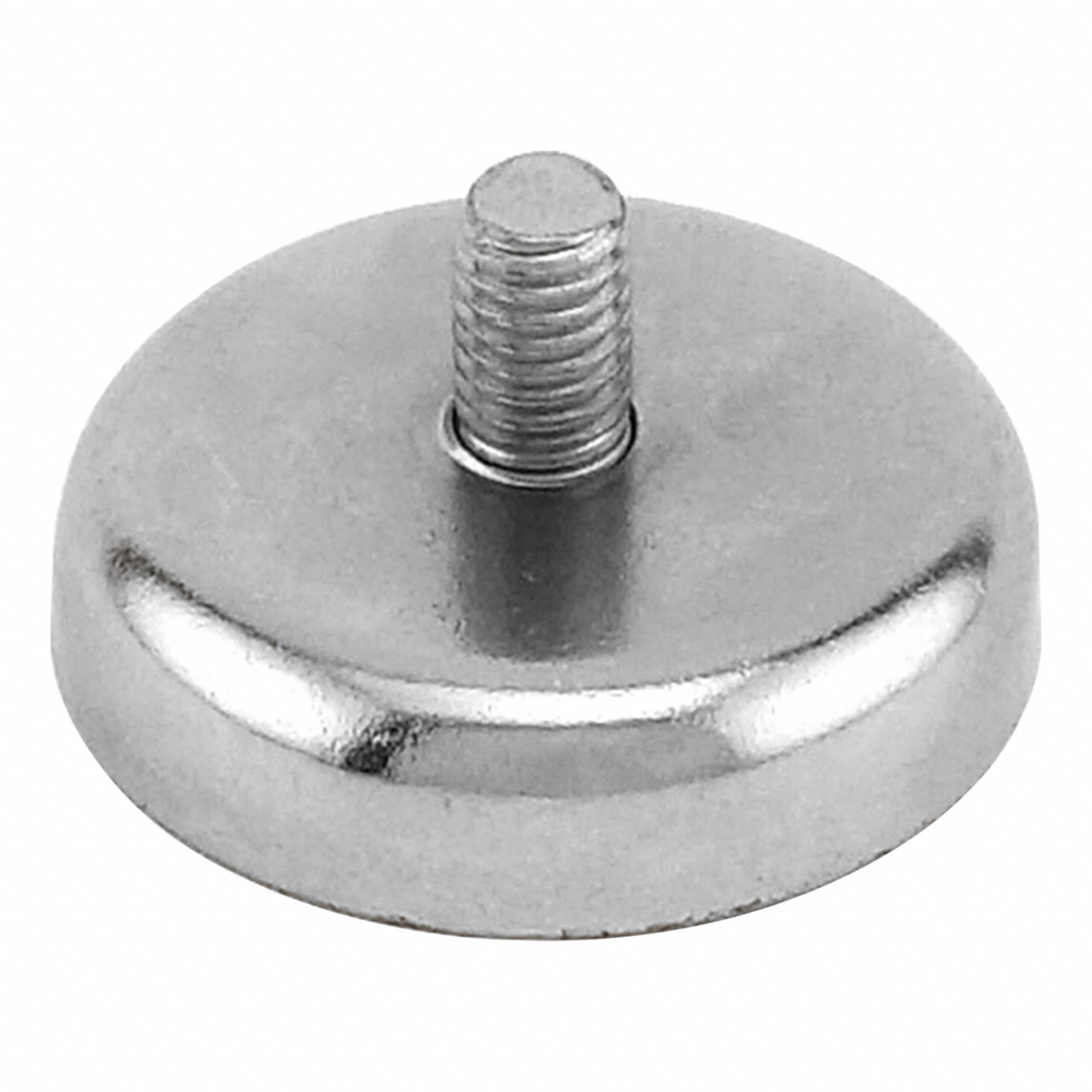 Rare Earth Magnet: Neodymium, 1 17/64 in Outside Dia, 0.315 in Thick, Disc Magnet