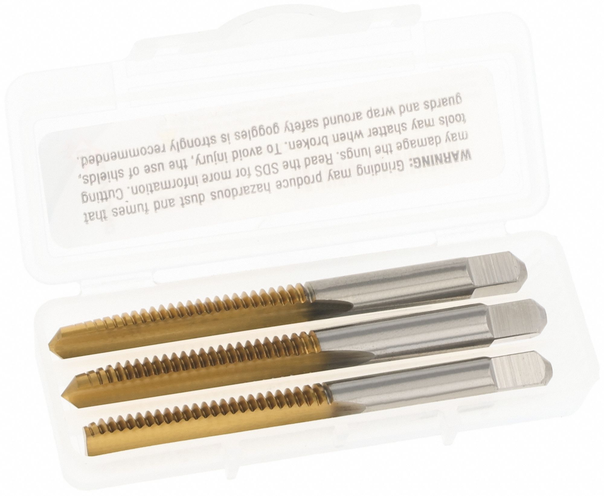CLEVELAND Tap Kit: 1/4"-20 UNC, H3 / 3B, 2 Flute, TiN Coated High Speed Steel (MPN C84241). Key specifications — attr1300563: One Each Taper, Plug, and Bottoming.
