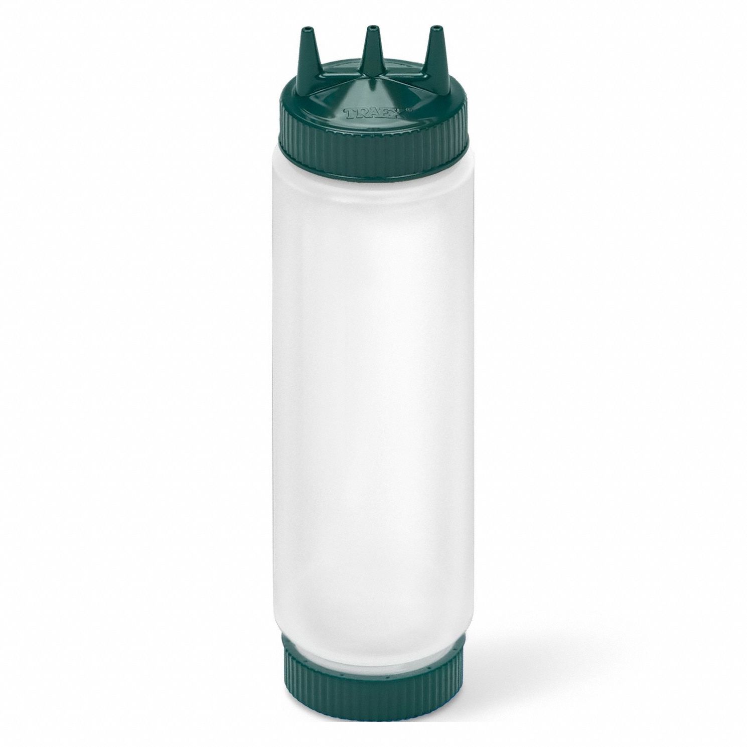 Squeeze Bottle Clear/Green Polyethylene