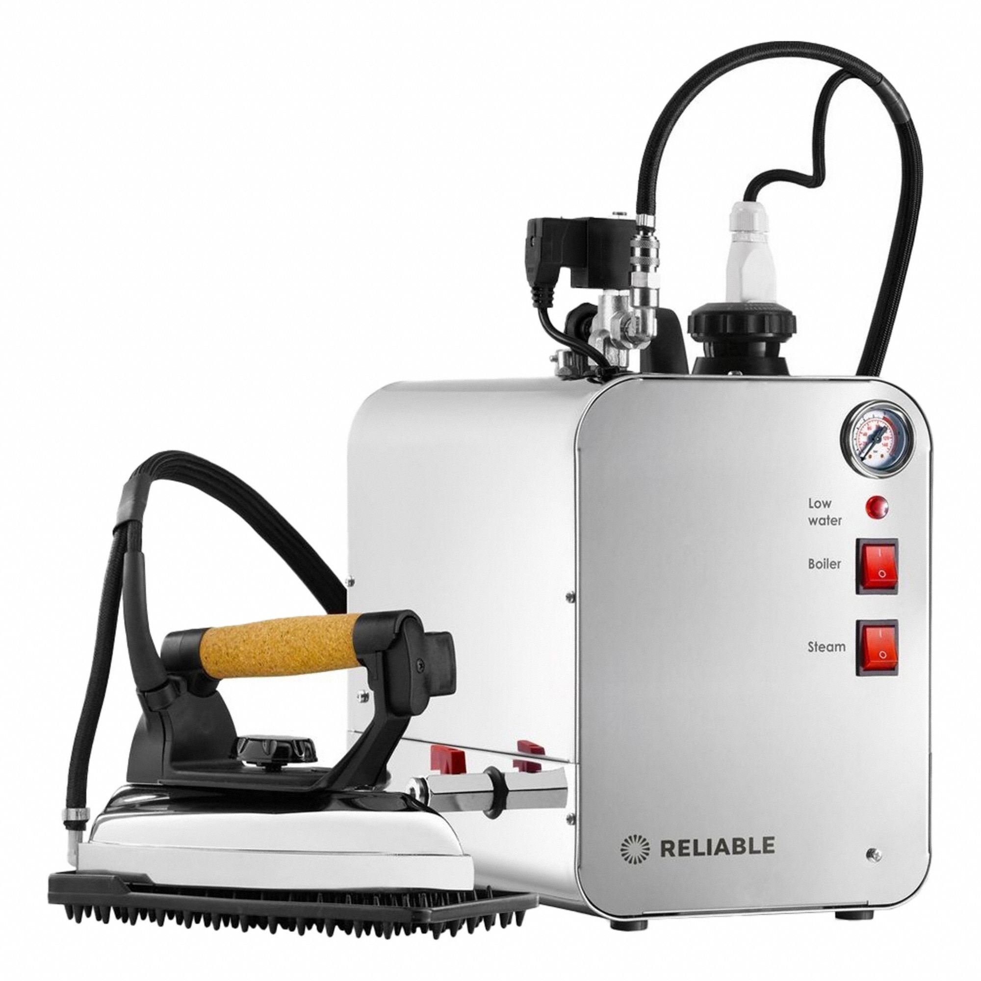 Professional Ironing Station: 2, 000 W Watt @ 120V, 4.5 L Water Capacity, Pivoting