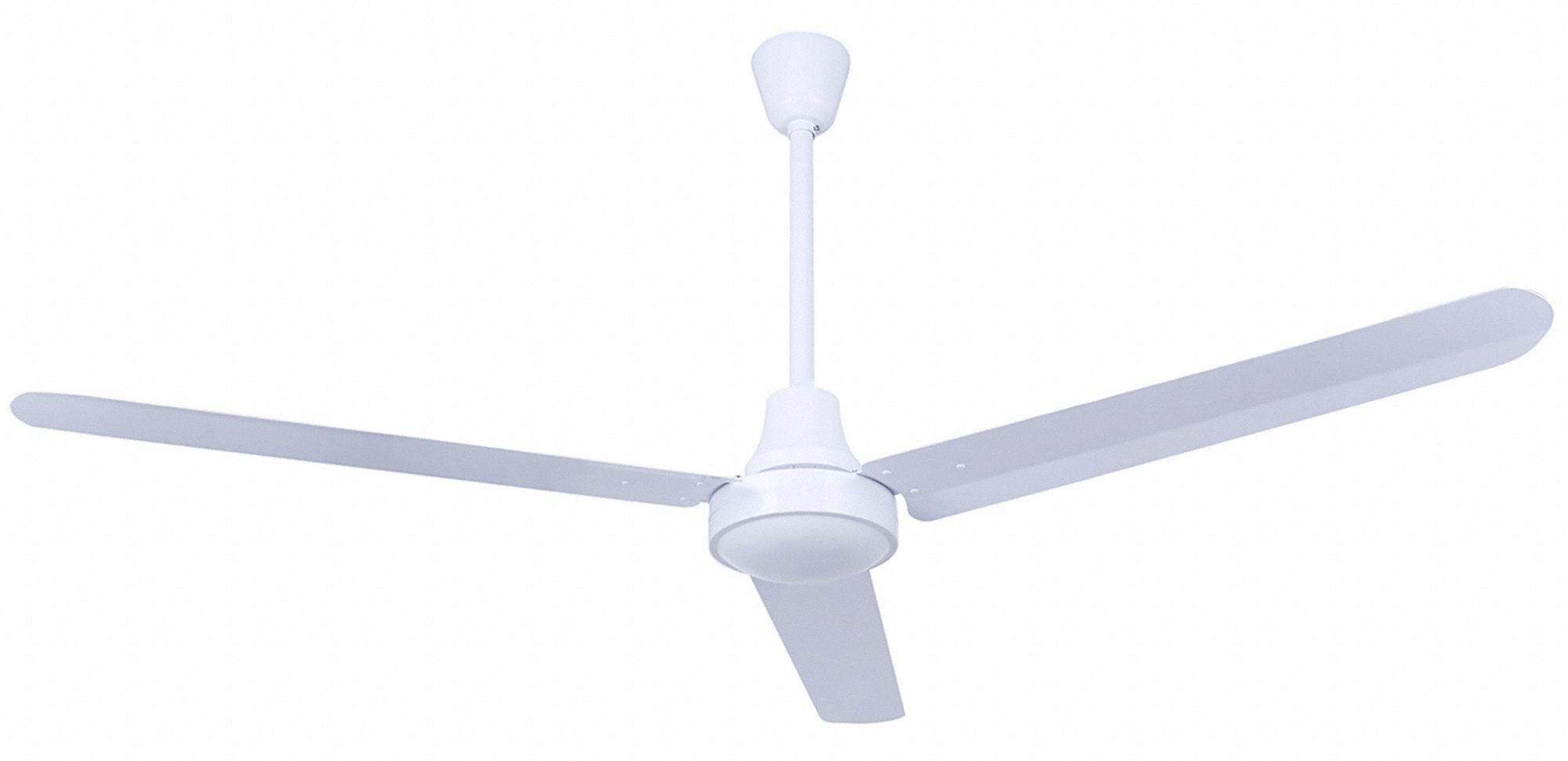 Ceiling Fan: 8, 944 cfm Airflow, 60 in Blade Dia, 5 Speeds, 120V AC, Single Phase, White
