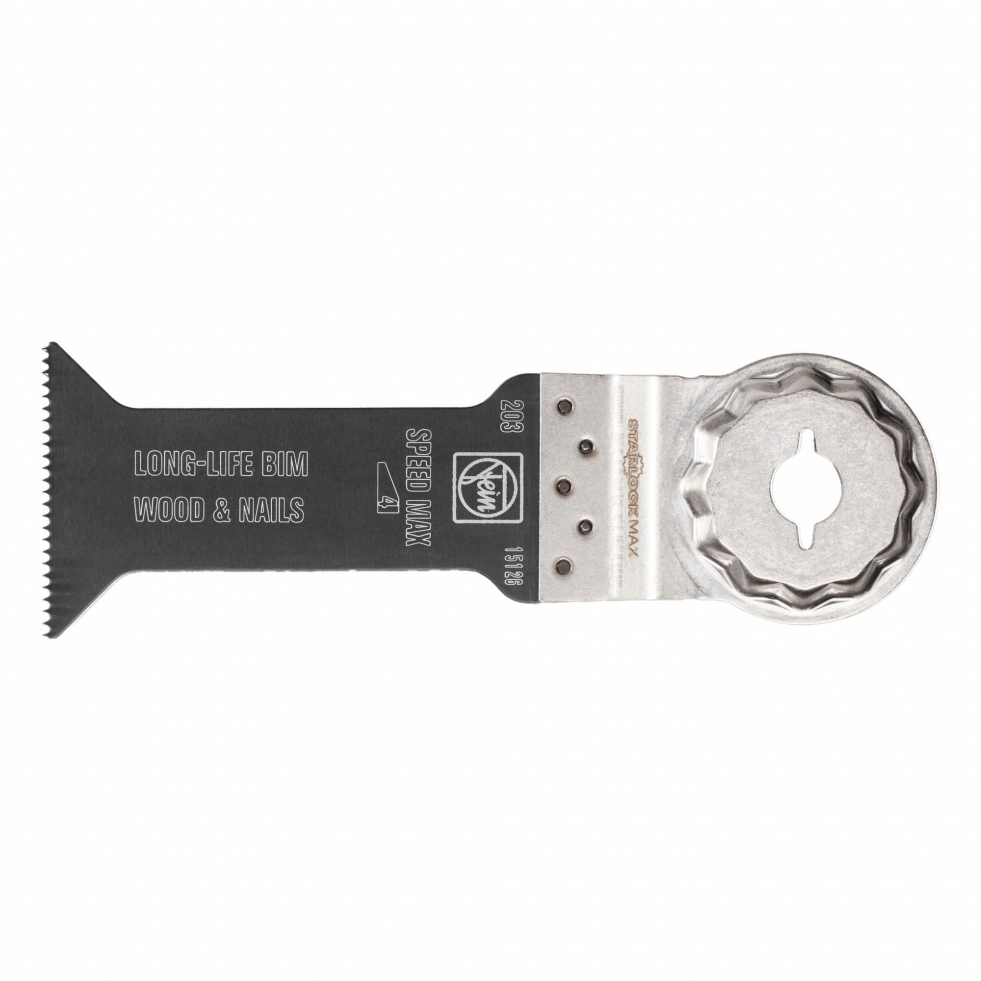 Oscillating Tool Blade: 1 5/8 in Blade Wd, 3 1/16 in Overall Lg, Bi-Metal, 3 Pieces, 3 PK