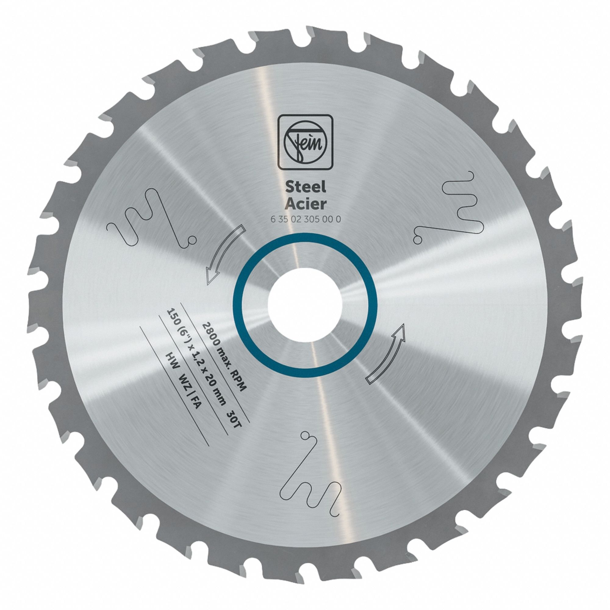 Circular Saw Blade 6 dia 3/4 Arbor