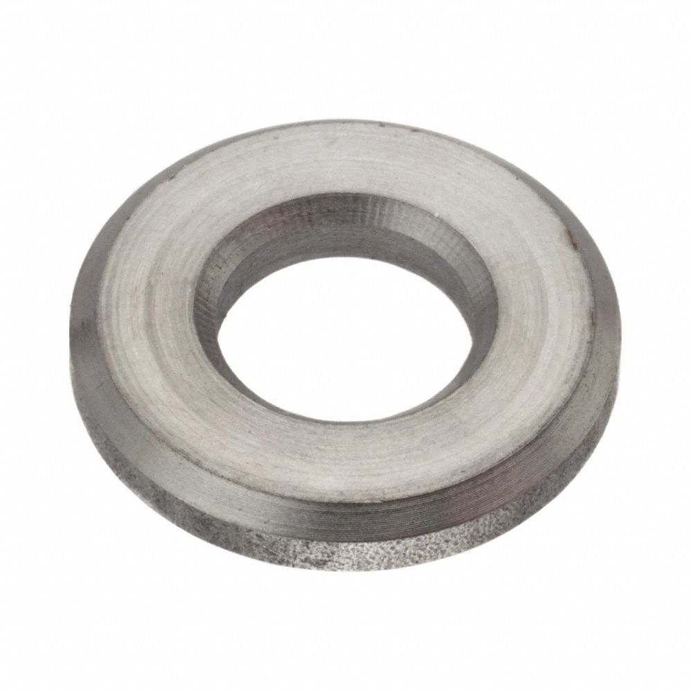 Beveled Flat Washer: Case Hardened, Steel, 3/8 in Screw Sz, 0.406 in In Dia, 7/8 in Out Dia, 25 PK