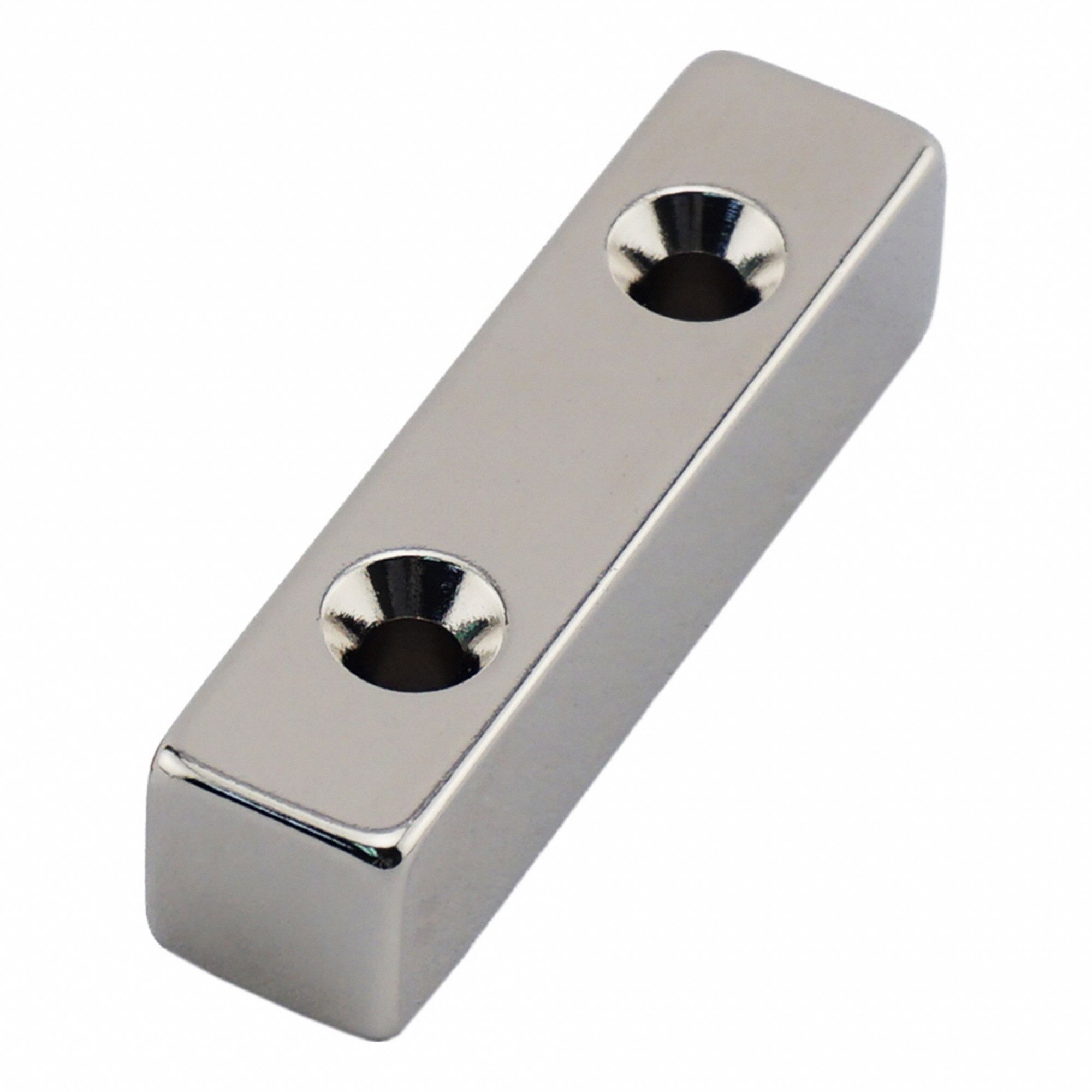 Rare Earth Magnet: Neodymium, 0.5 in Thick, 1/2 in Overall Wd, 2 in Overall Lg, 45