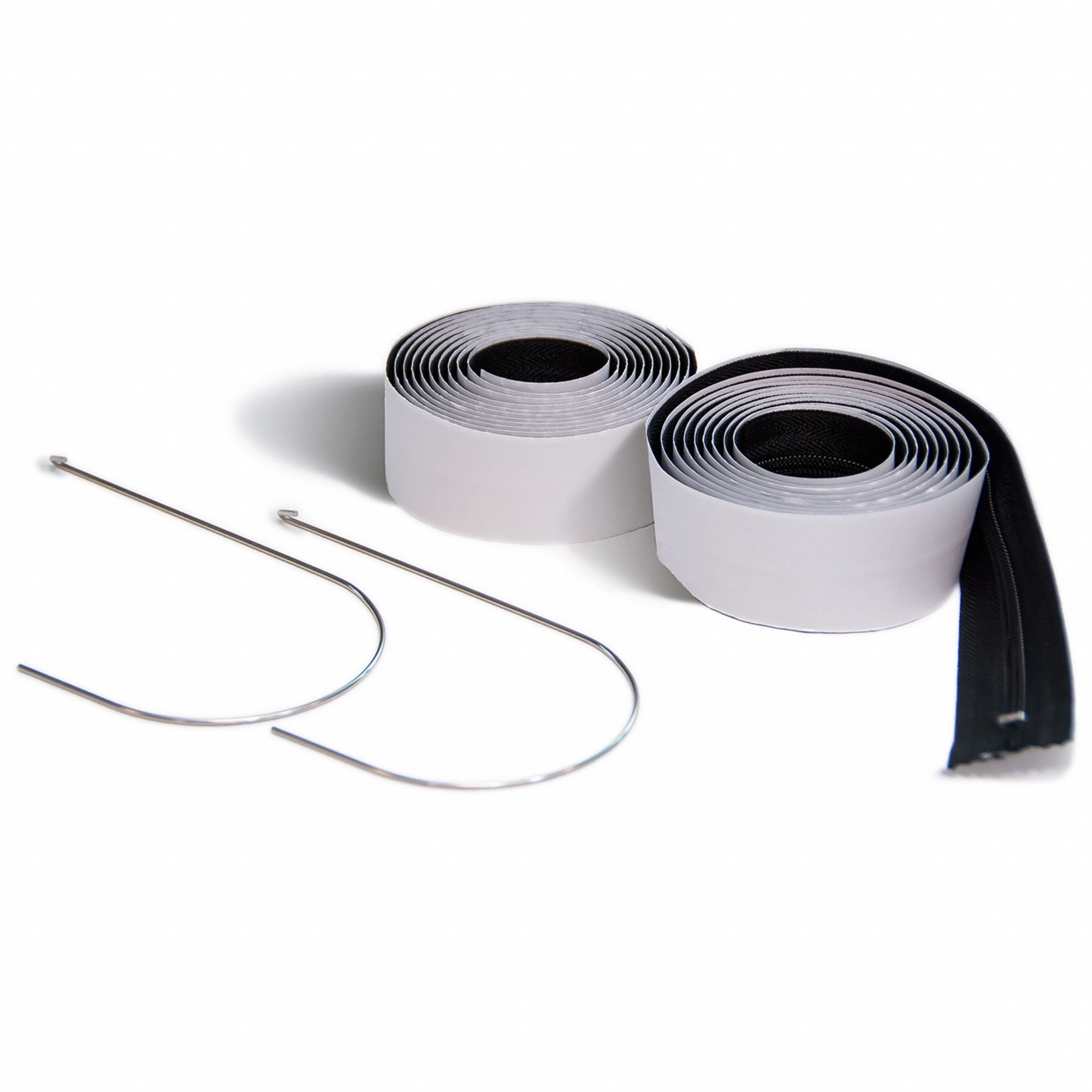 ZIPWALL Zipwall Standard SelfAdhesive Zipper Zipper, 2 in Wd, 7 ft Lg, 8 1/2 in Ht, Black, 2