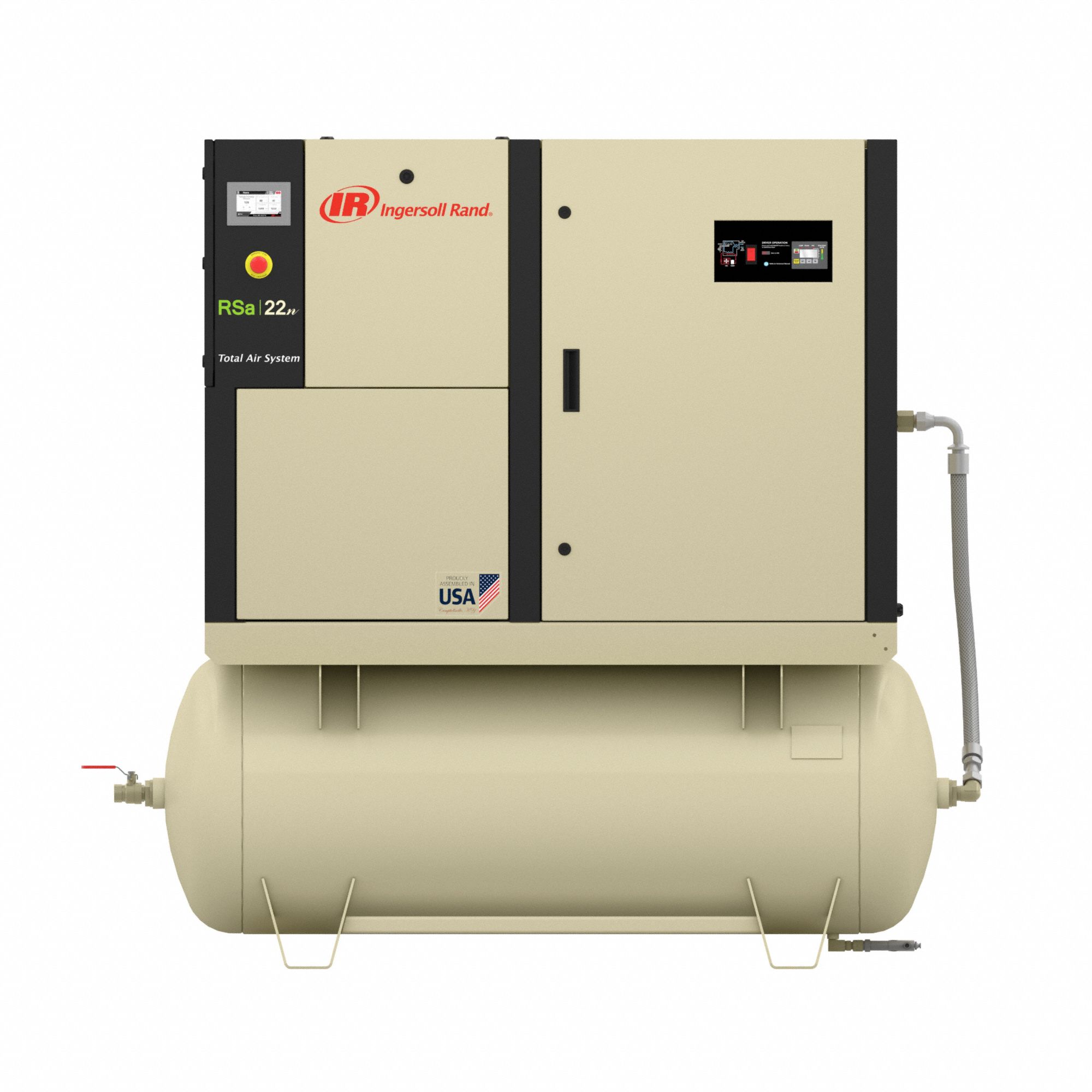 Rotary Air Compressor 240 gal Air Tank