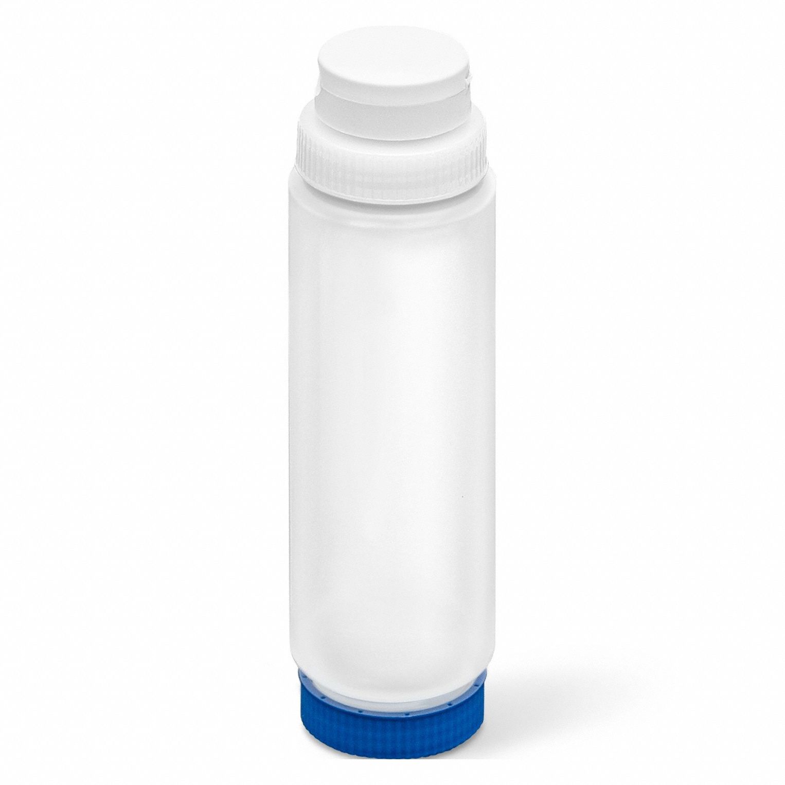Squeeze Bottle Blue/Clear Polyethylene