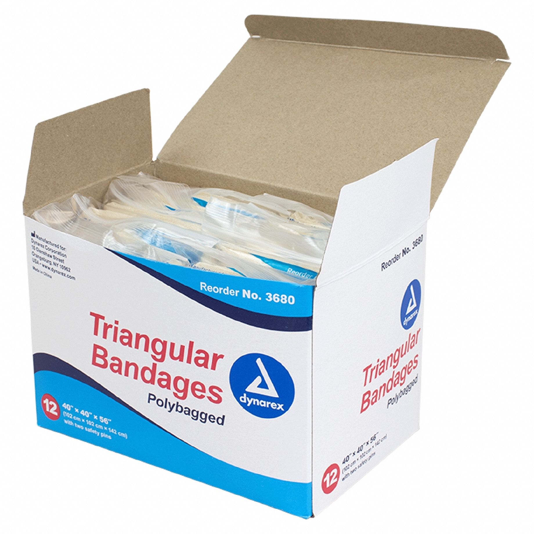 Triangular Bandage 40x40x56 Beige PK12